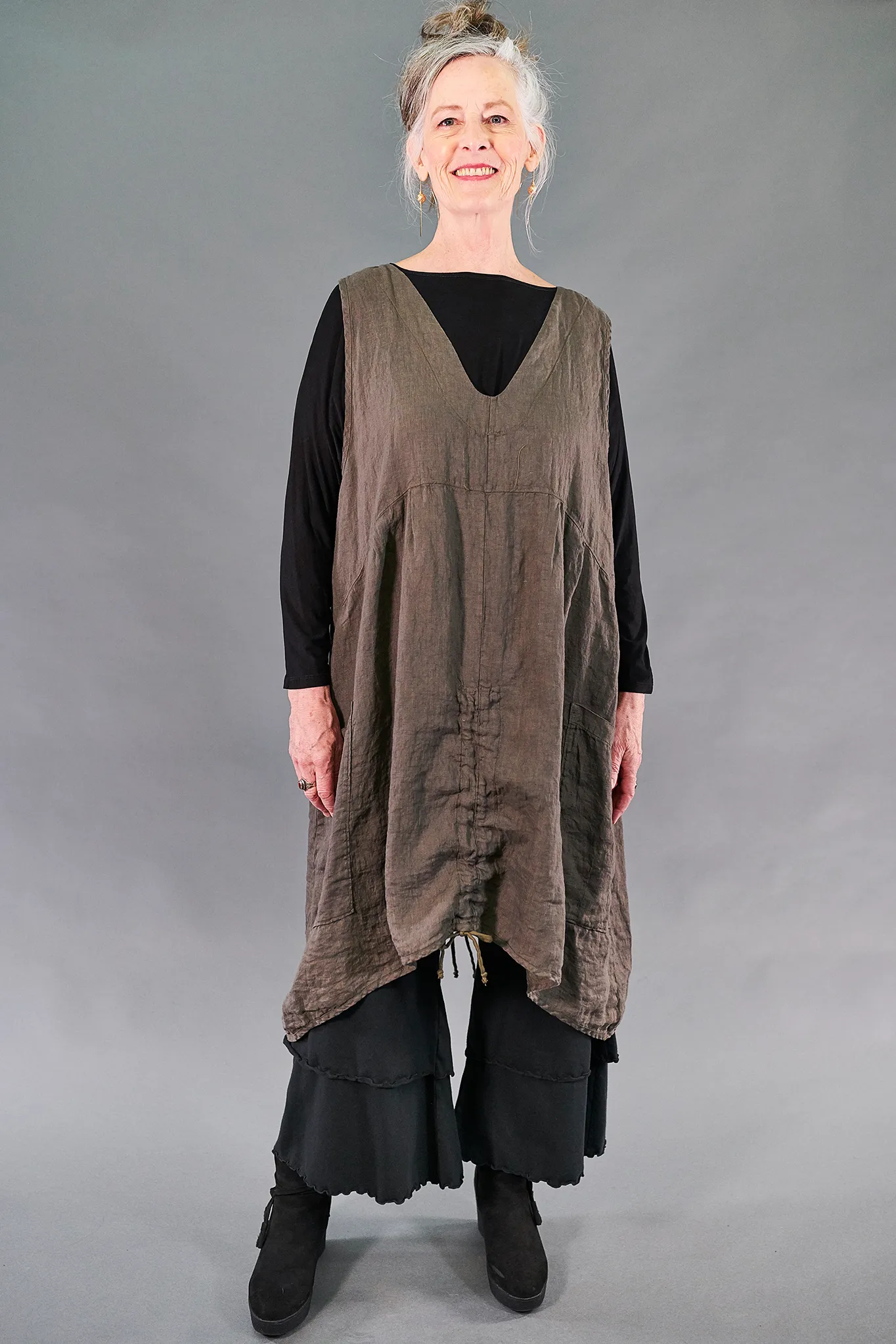 3239 Wide Petaloon-Black-U