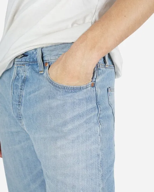 501 Hemmed Short - Blue Marshmallow