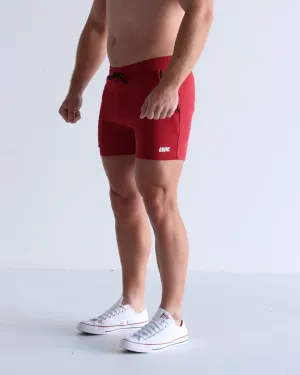 5" Base Shorts - Red