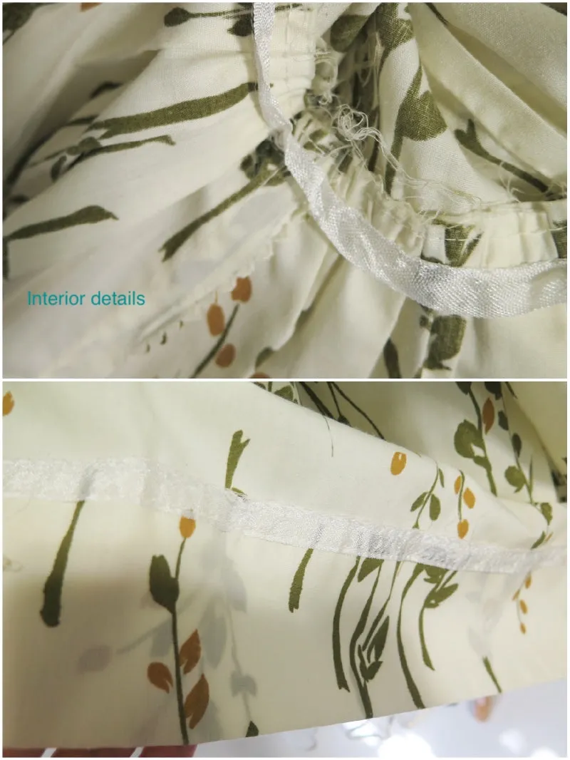 60s Botanical Print Day Dress