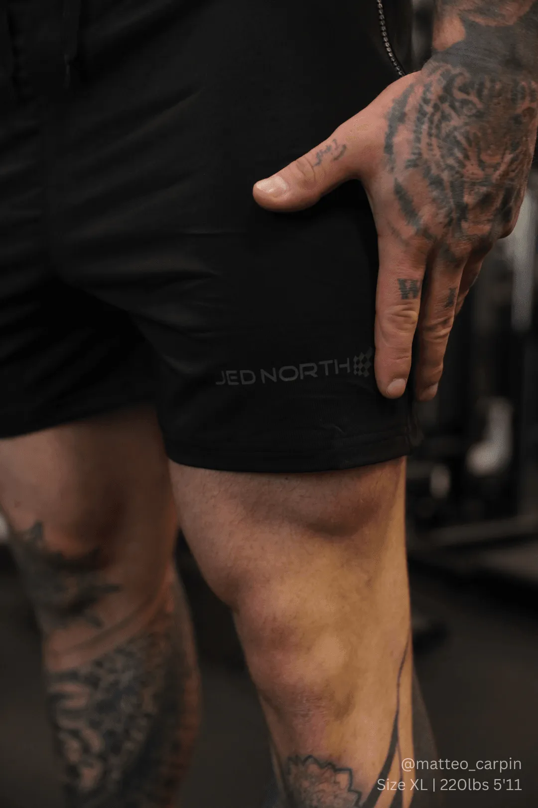 Agile Bodybuilding 4'' Shorts w Zipper Pockets - Noir