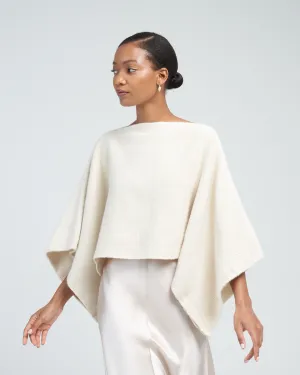 alpaca crop top - ivory