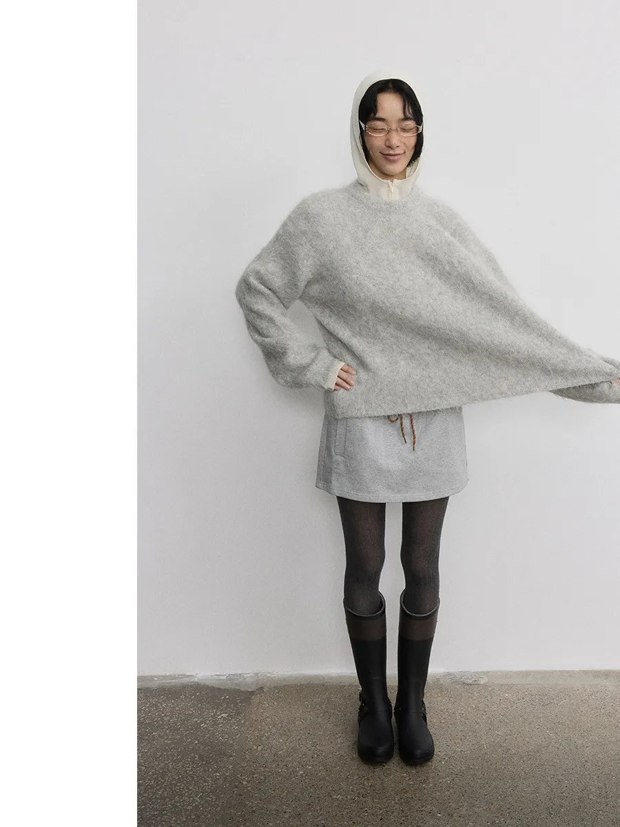 Alpaca Plush Oversized Sweater