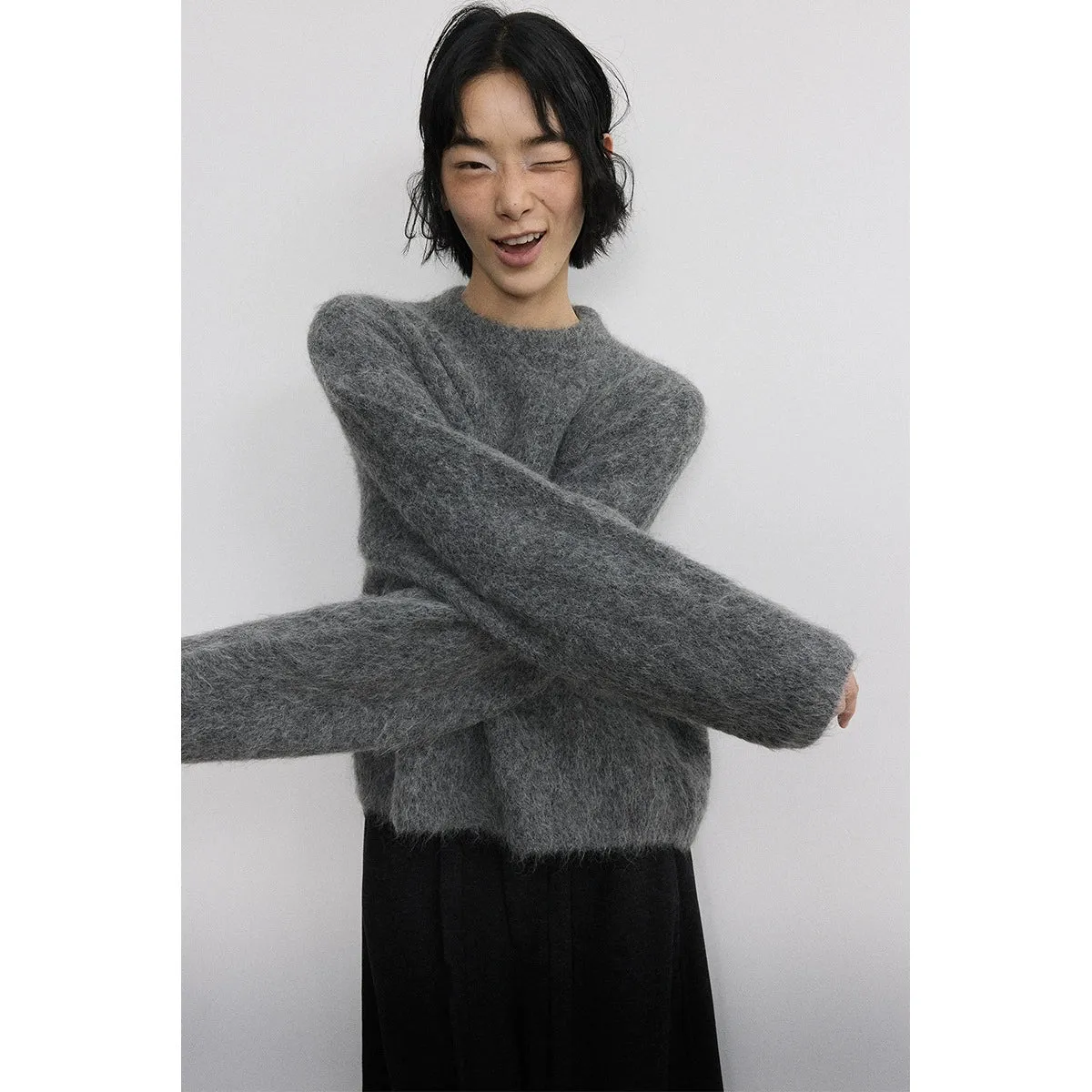 Alpaca Plush Oversized Sweater