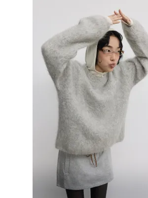 Alpaca Plush Oversized Sweater