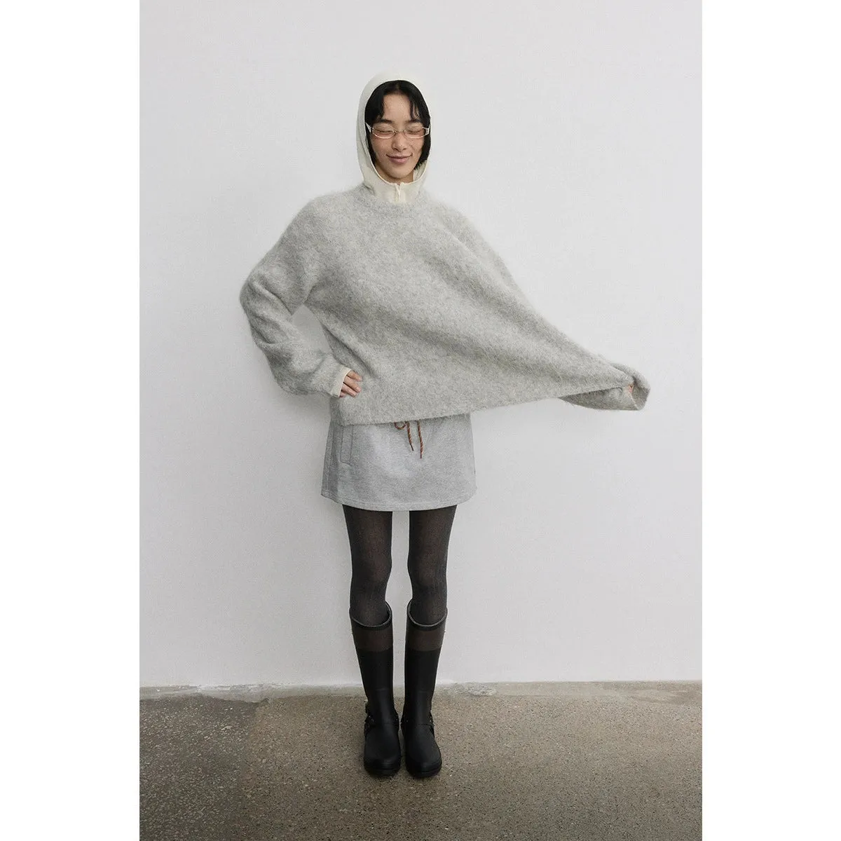 Alpaca Plush Oversized Sweater