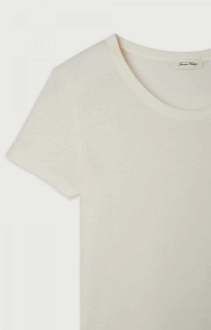 American Vintage Gamipy T Shirt Short Sleeve Crew Neck White