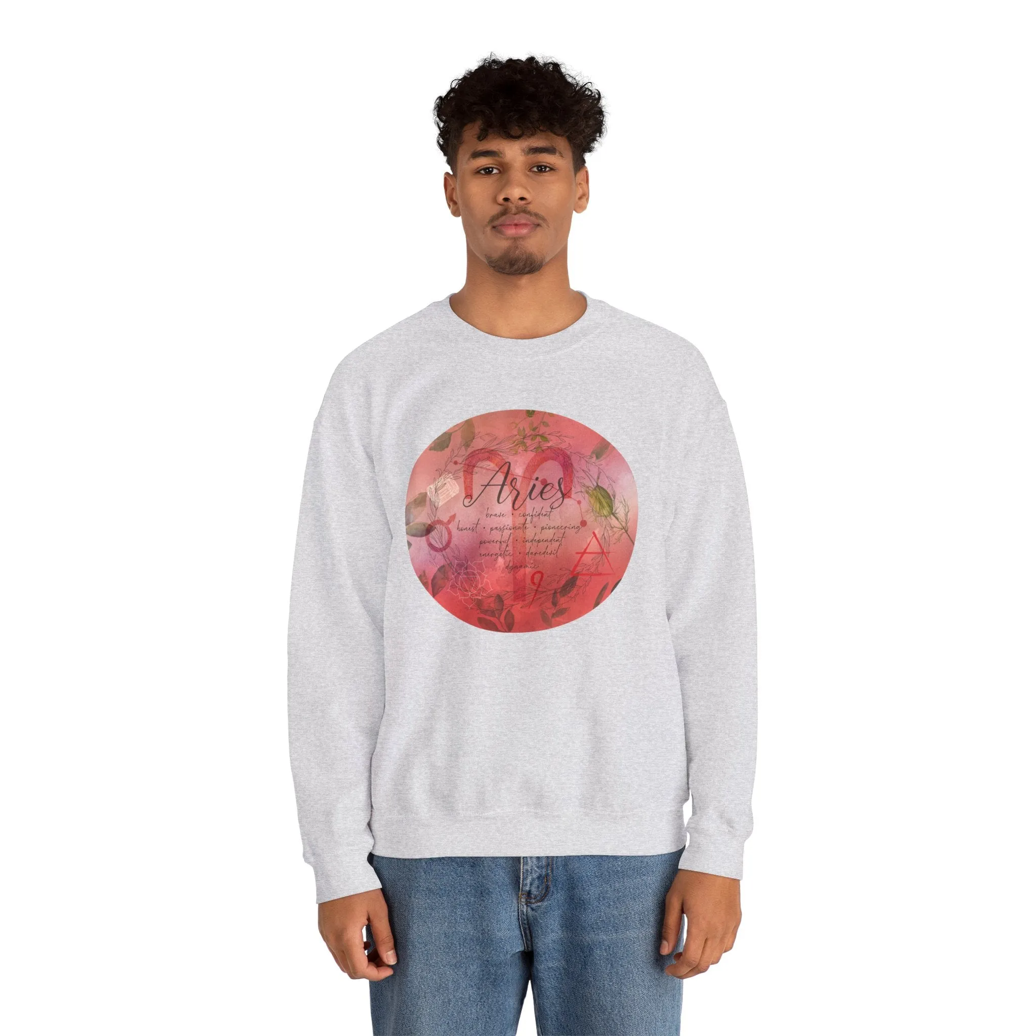 Aries Unisex Heavy Blend™ Crewneck Sweatshirt