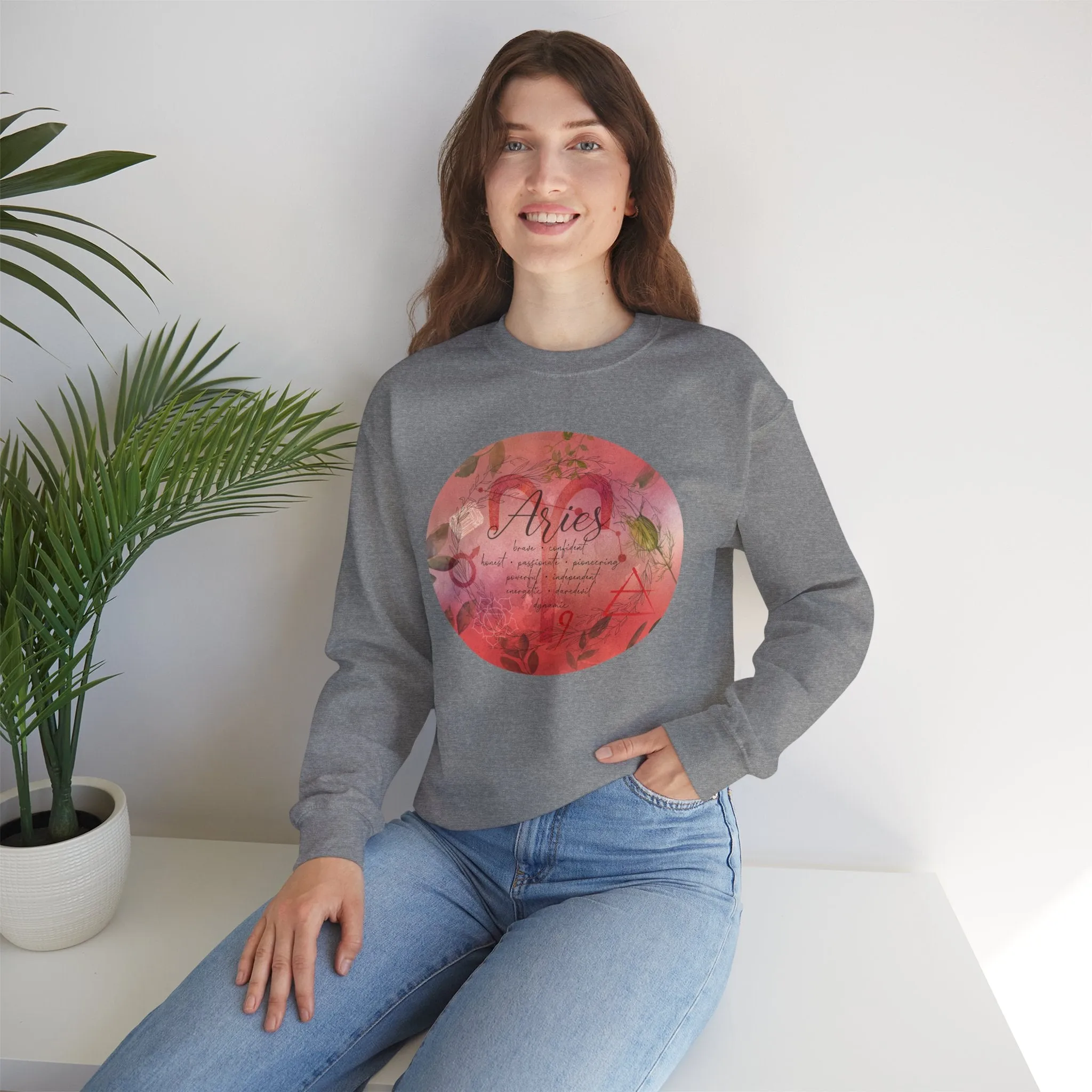 Aries Unisex Heavy Blend™ Crewneck Sweatshirt
