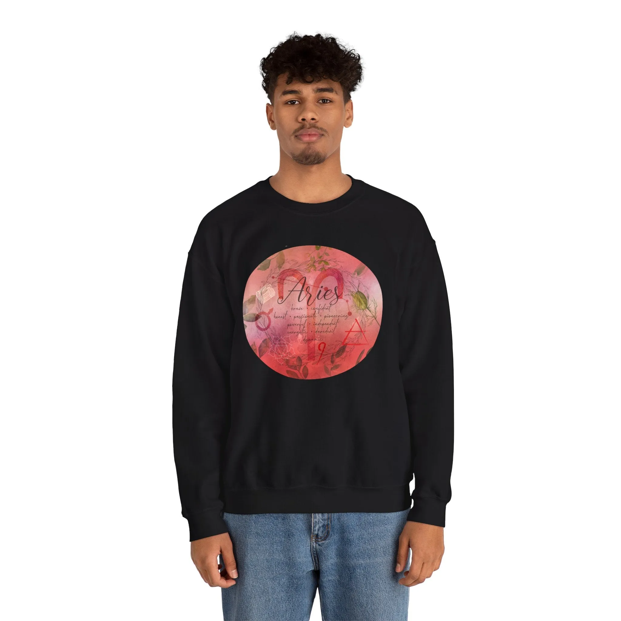 Aries Unisex Heavy Blend™ Crewneck Sweatshirt