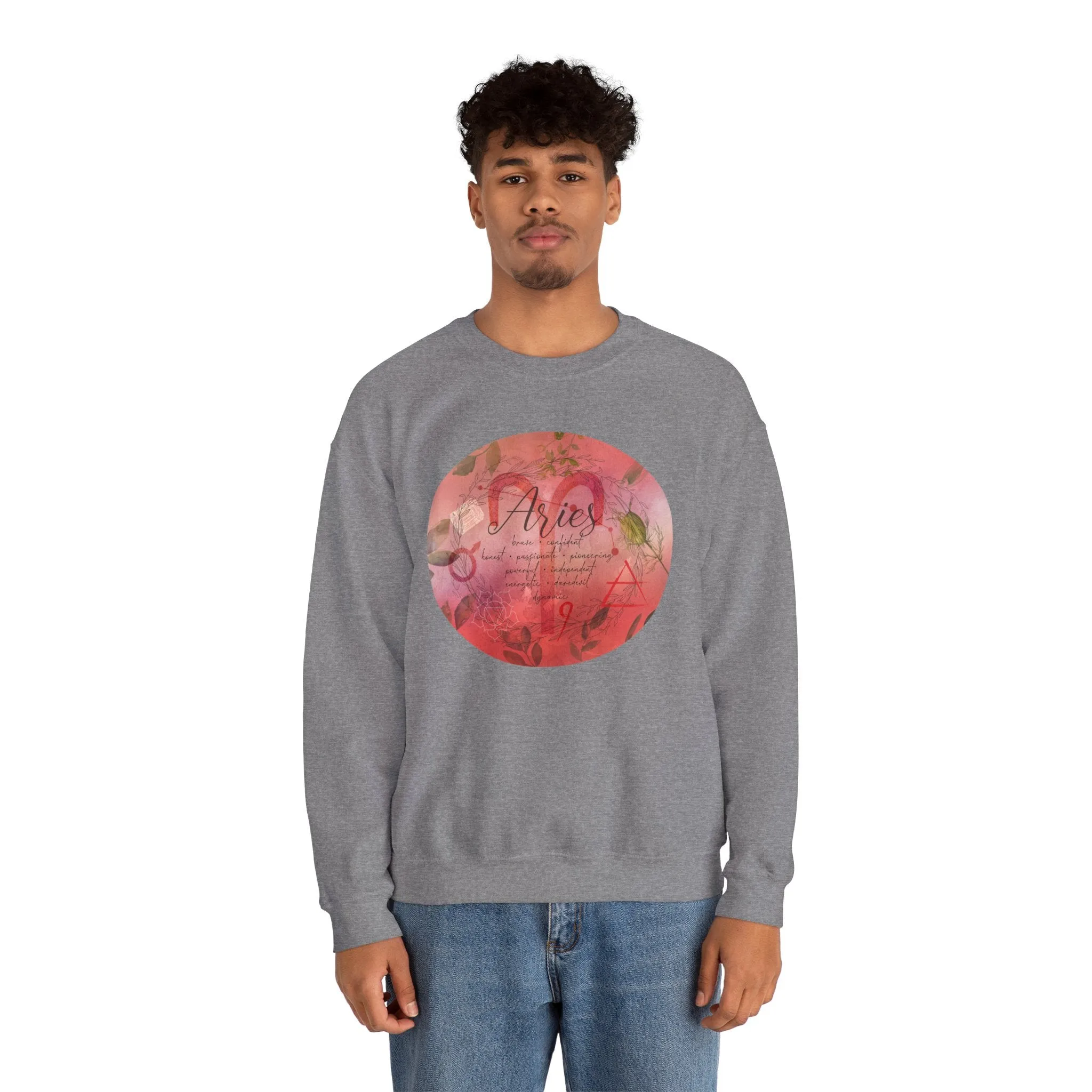 Aries Unisex Heavy Blend™ Crewneck Sweatshirt