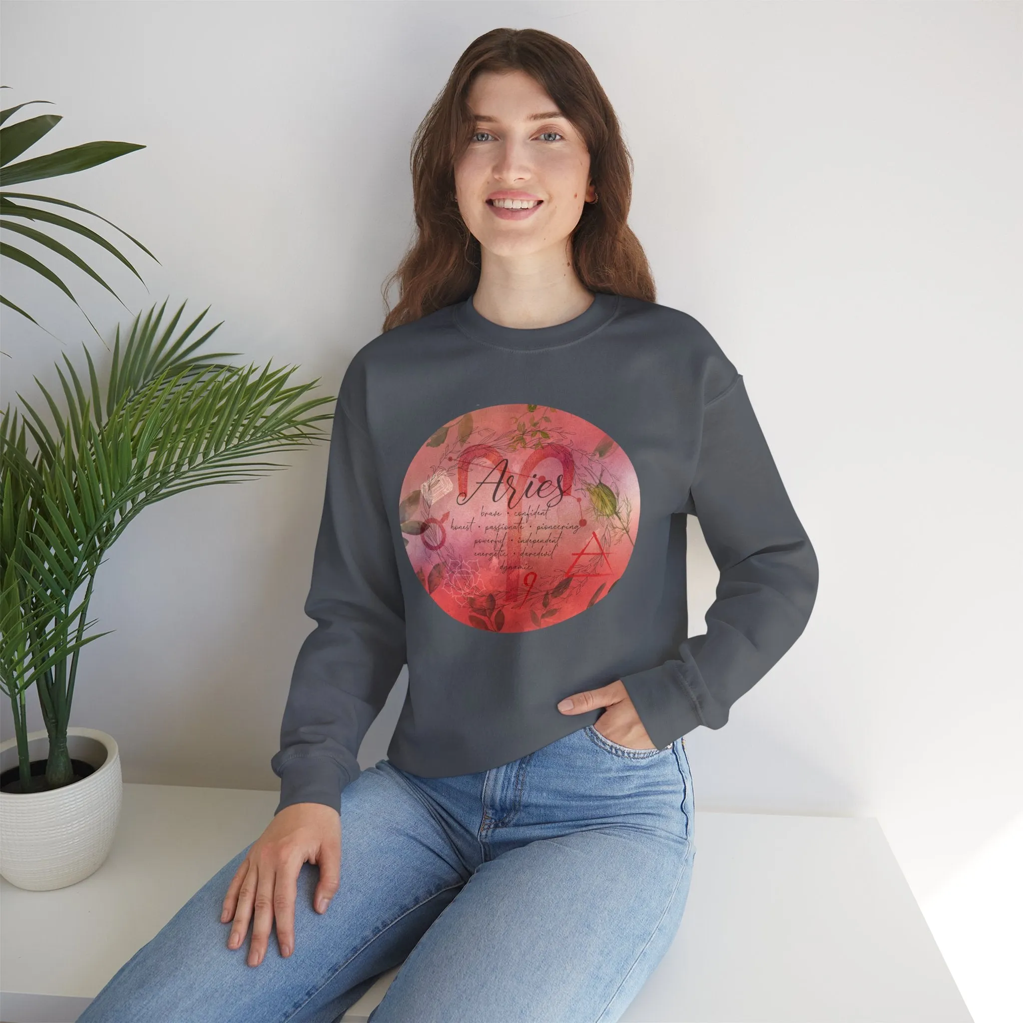 Aries Unisex Heavy Blend™ Crewneck Sweatshirt