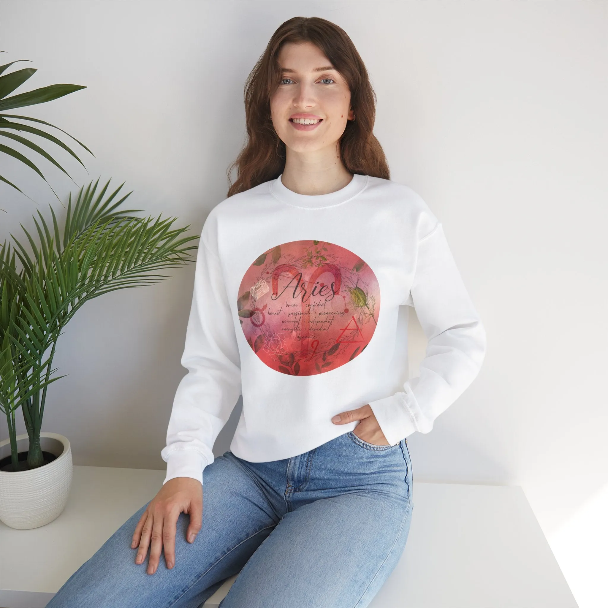 Aries Unisex Heavy Blend™ Crewneck Sweatshirt
