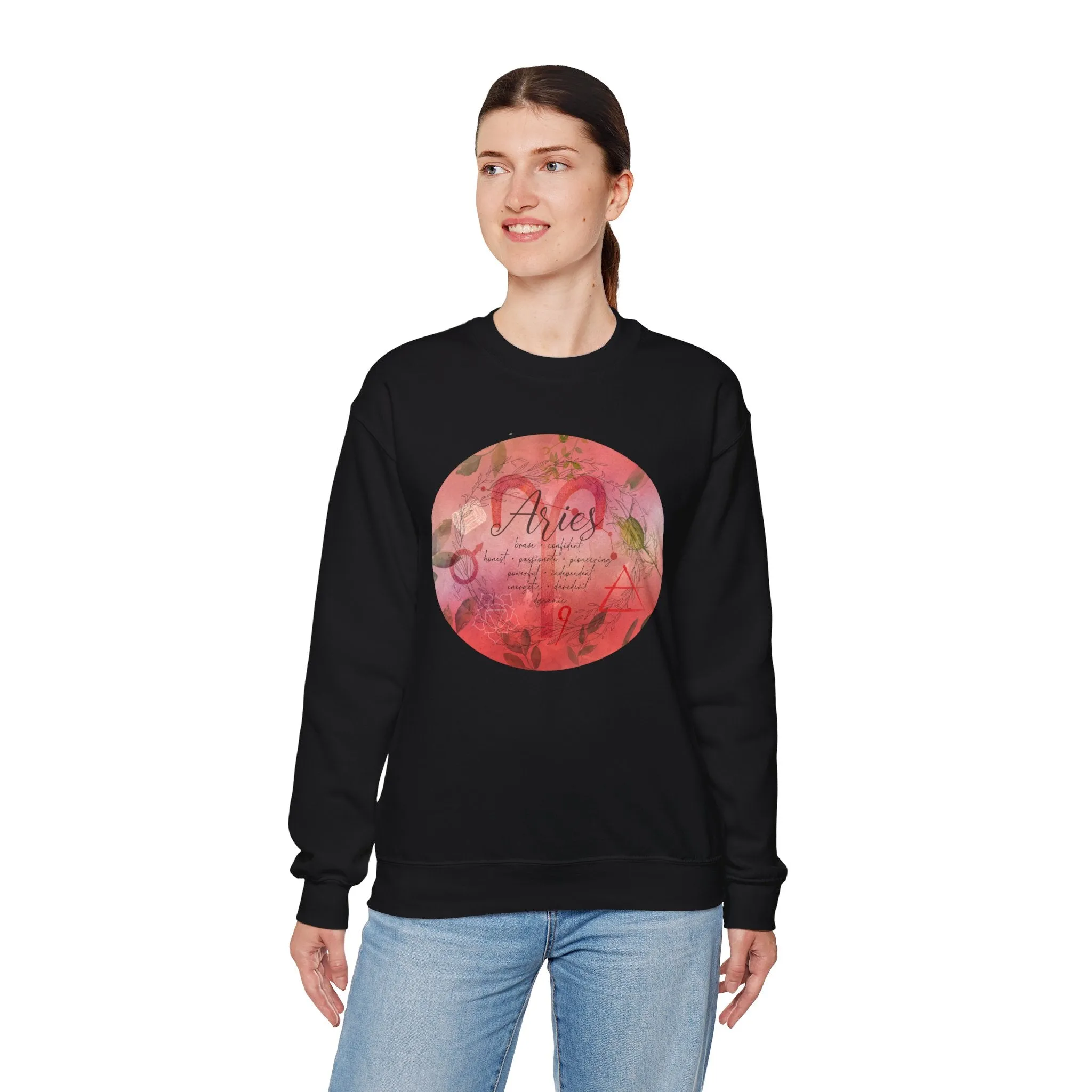 Aries Unisex Heavy Blend™ Crewneck Sweatshirt