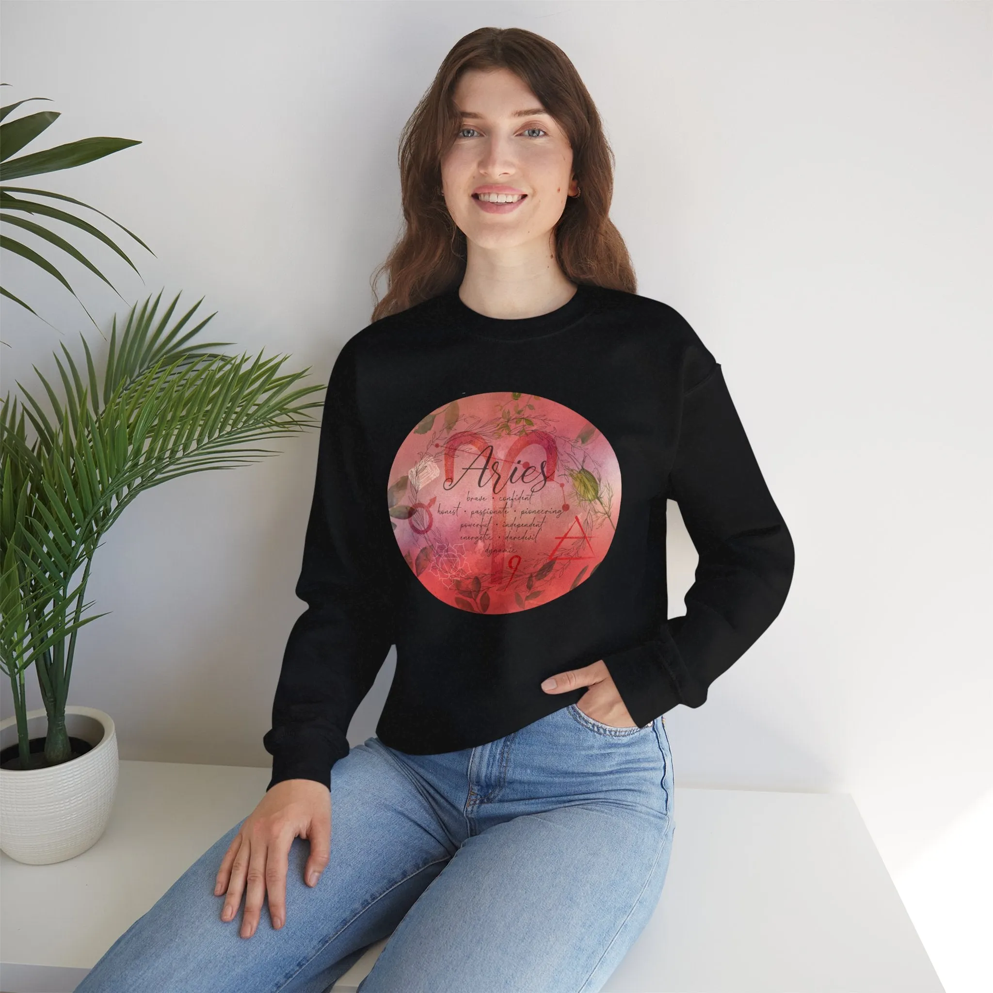 Aries Unisex Heavy Blend™ Crewneck Sweatshirt