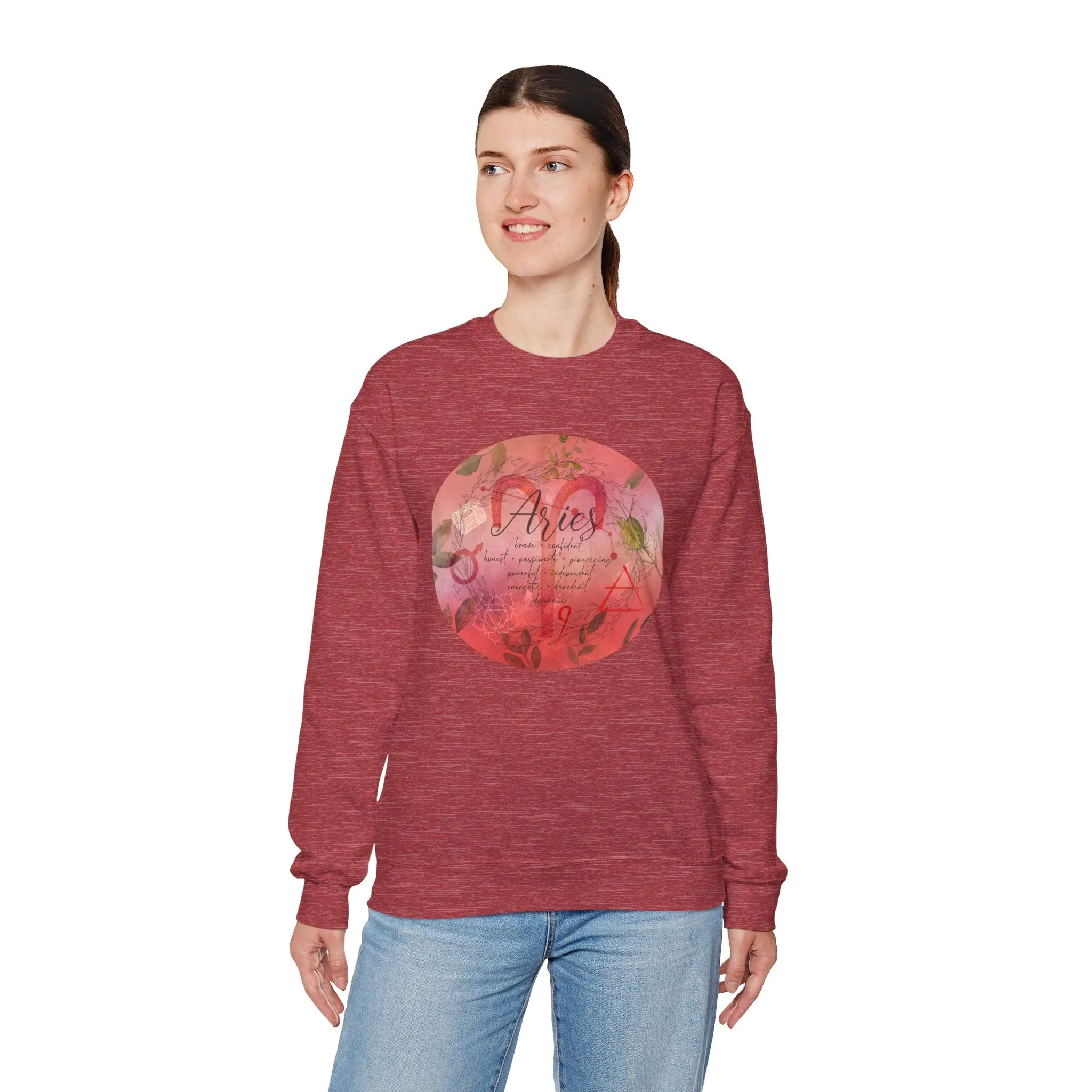 Aries Unisex Heavy Blend™ Crewneck Sweatshirt