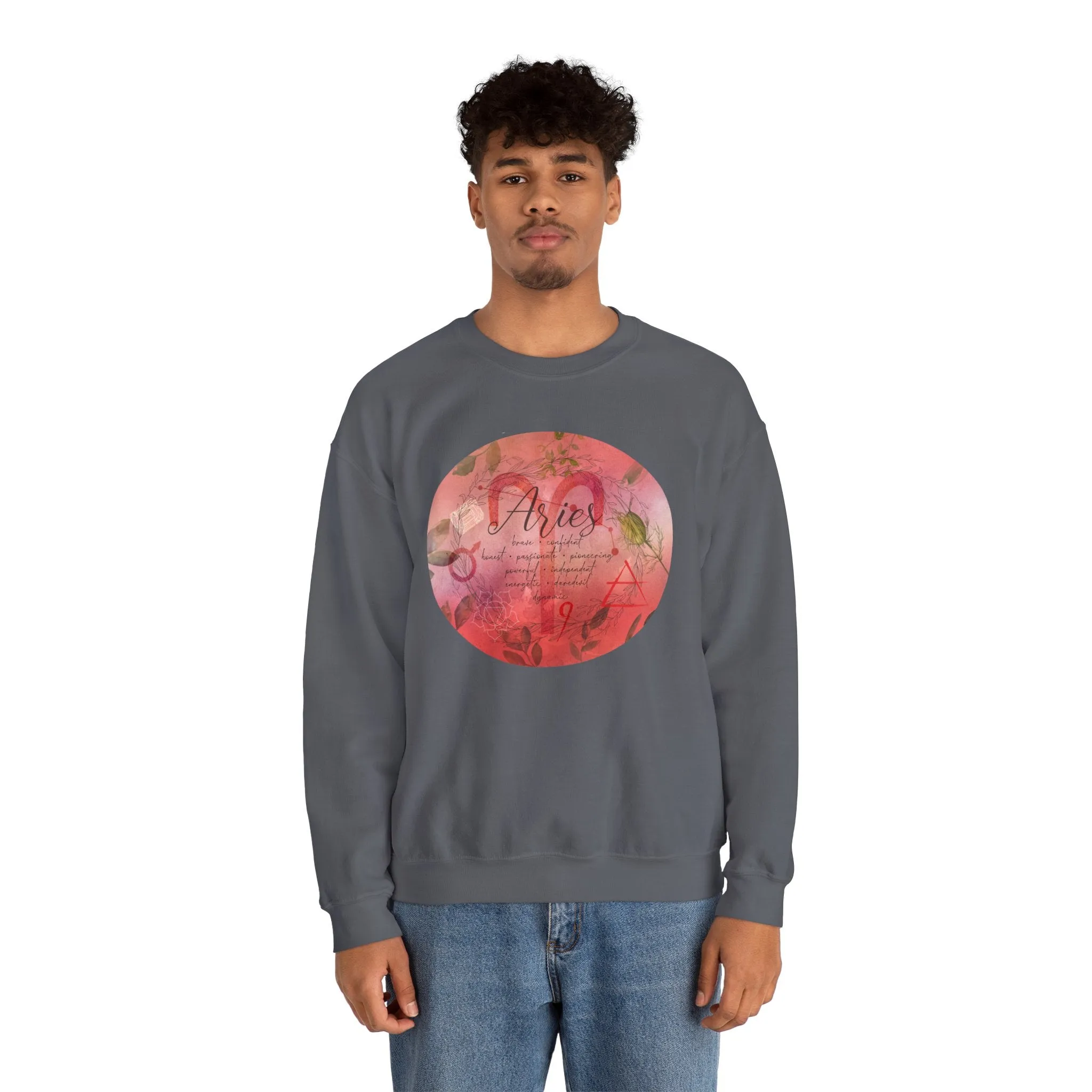 Aries Unisex Heavy Blend™ Crewneck Sweatshirt