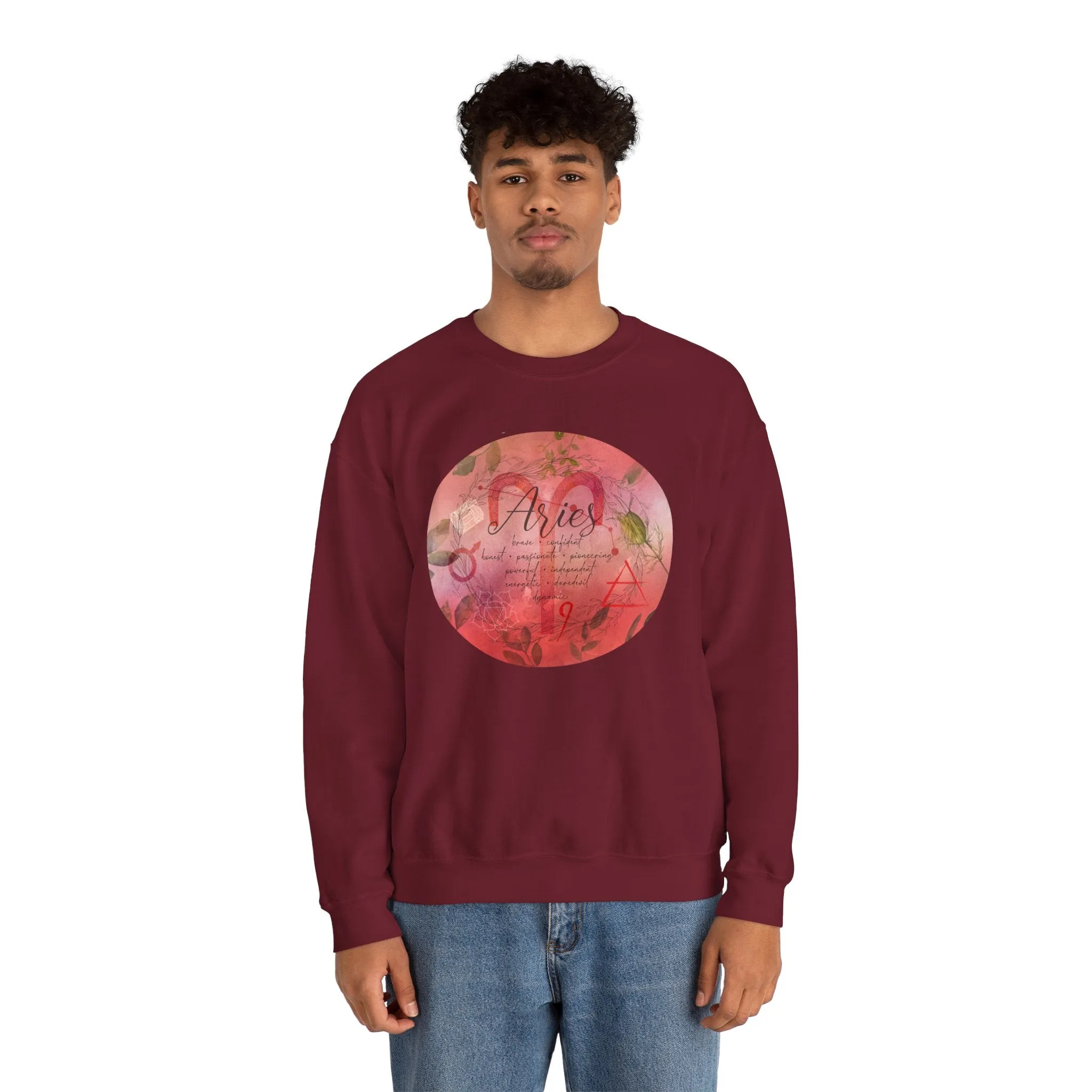Aries Unisex Heavy Blend™ Crewneck Sweatshirt