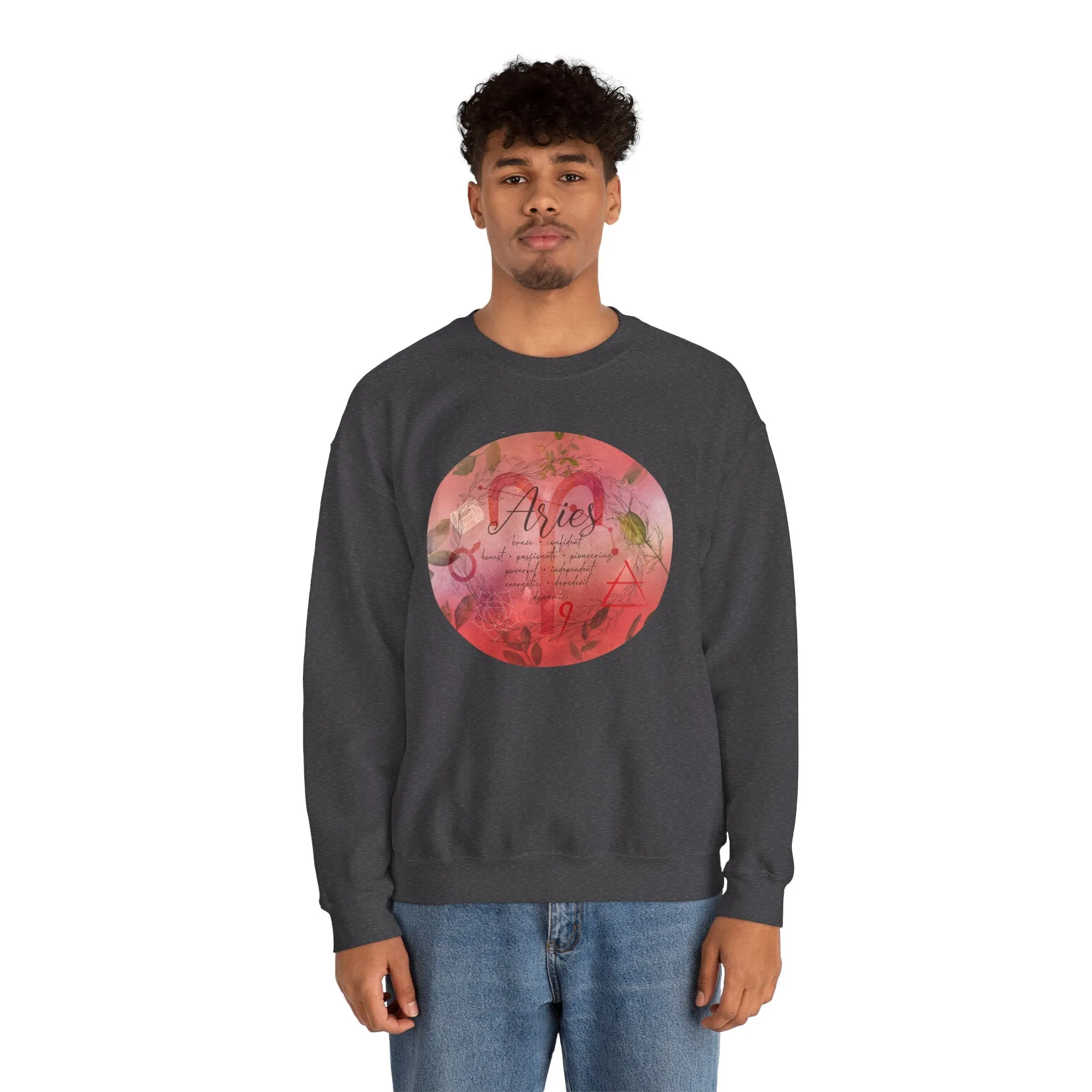 Aries Unisex Heavy Blend™ Crewneck Sweatshirt