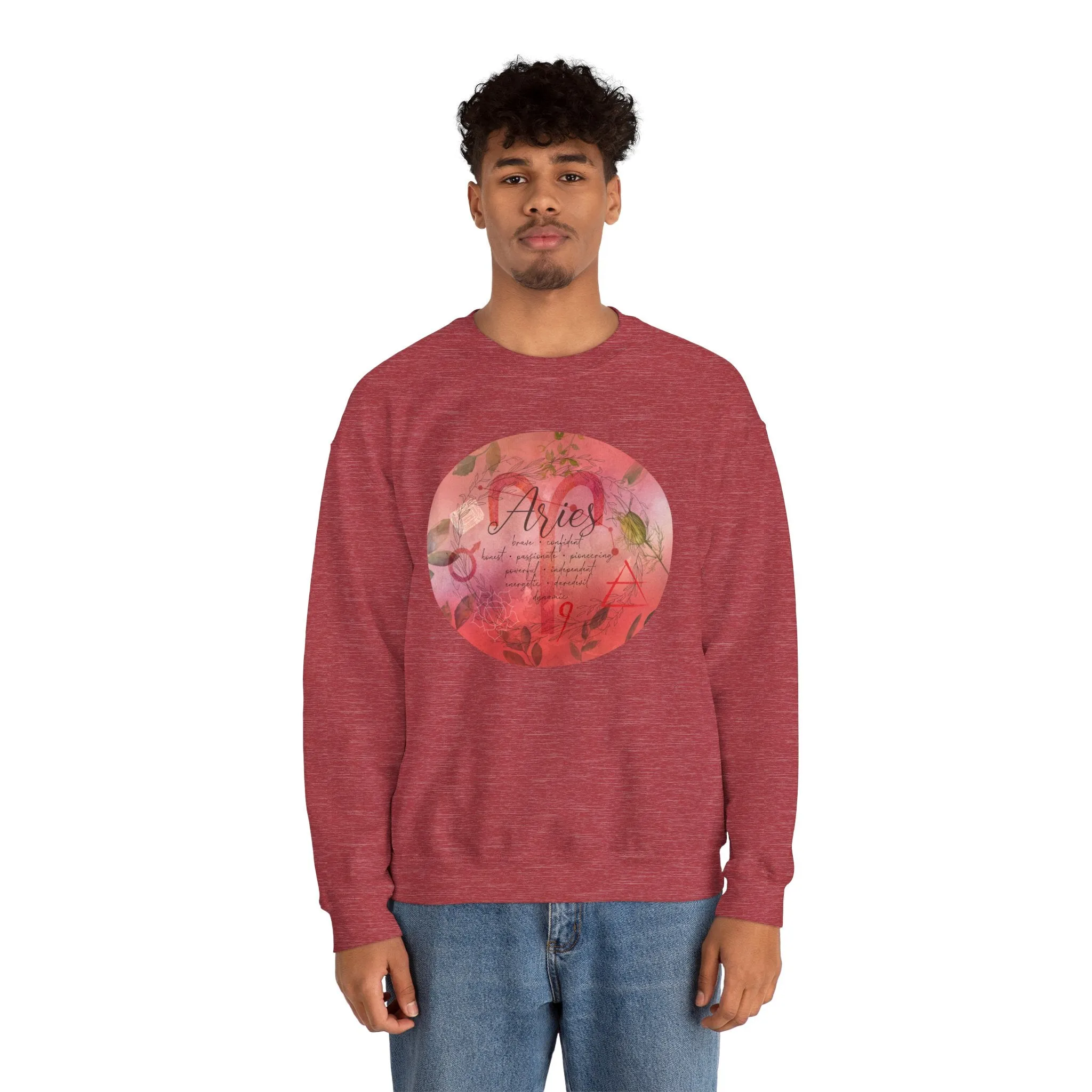 Aries Unisex Heavy Blend™ Crewneck Sweatshirt