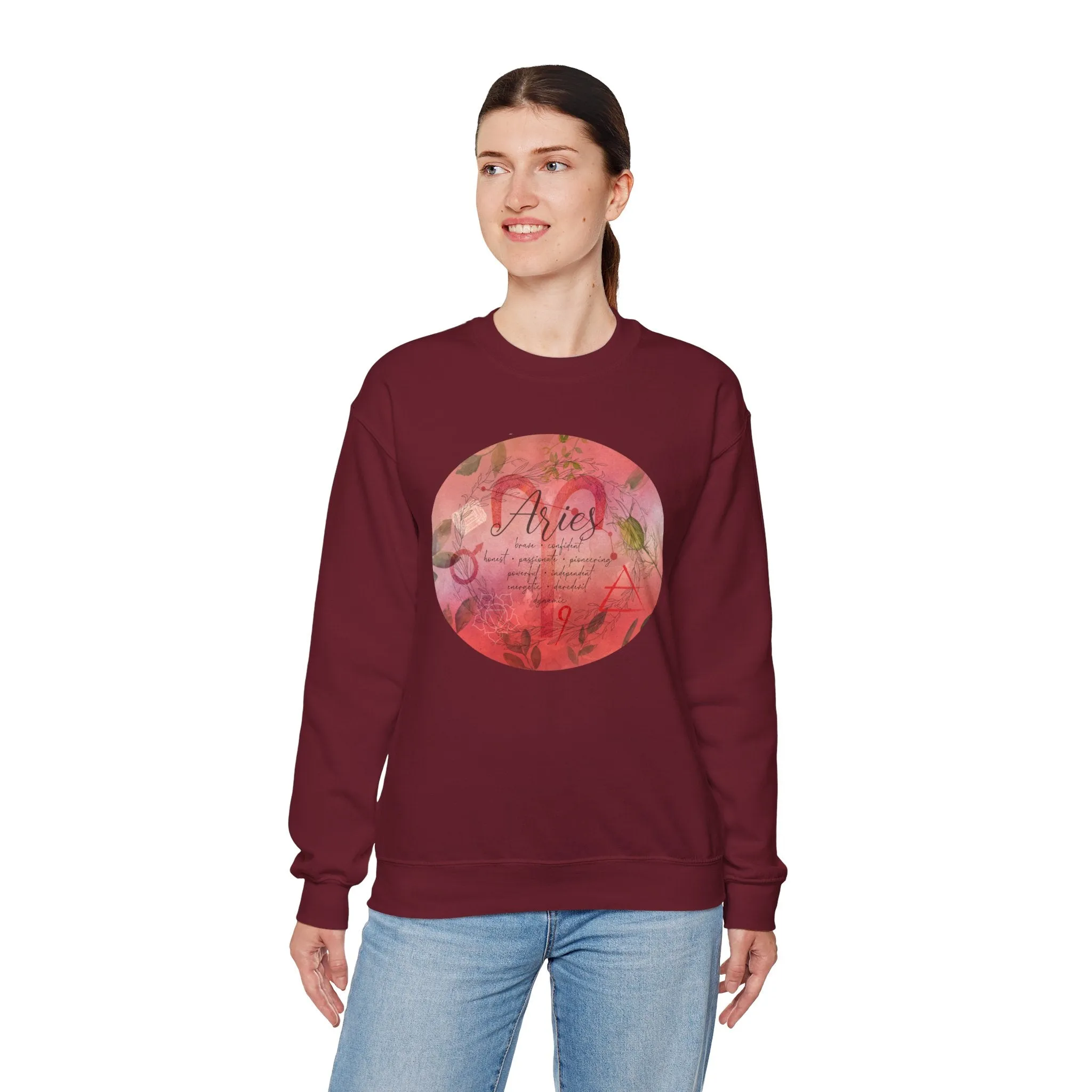 Aries Unisex Heavy Blend™ Crewneck Sweatshirt