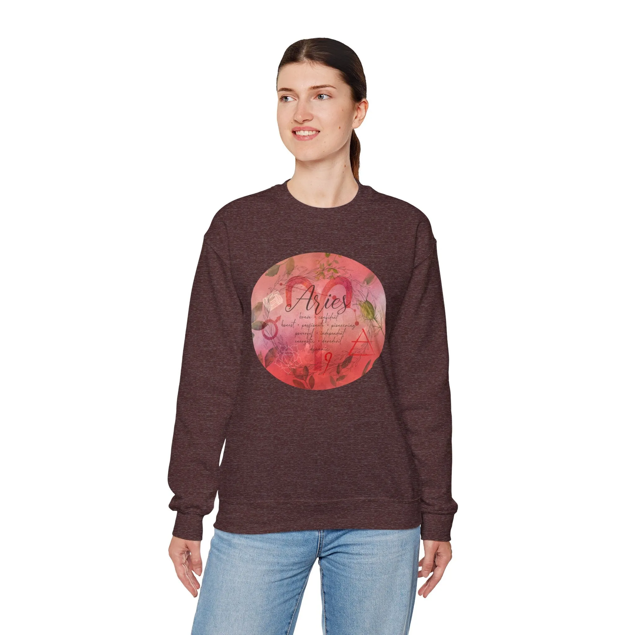 Aries Unisex Heavy Blend™ Crewneck Sweatshirt