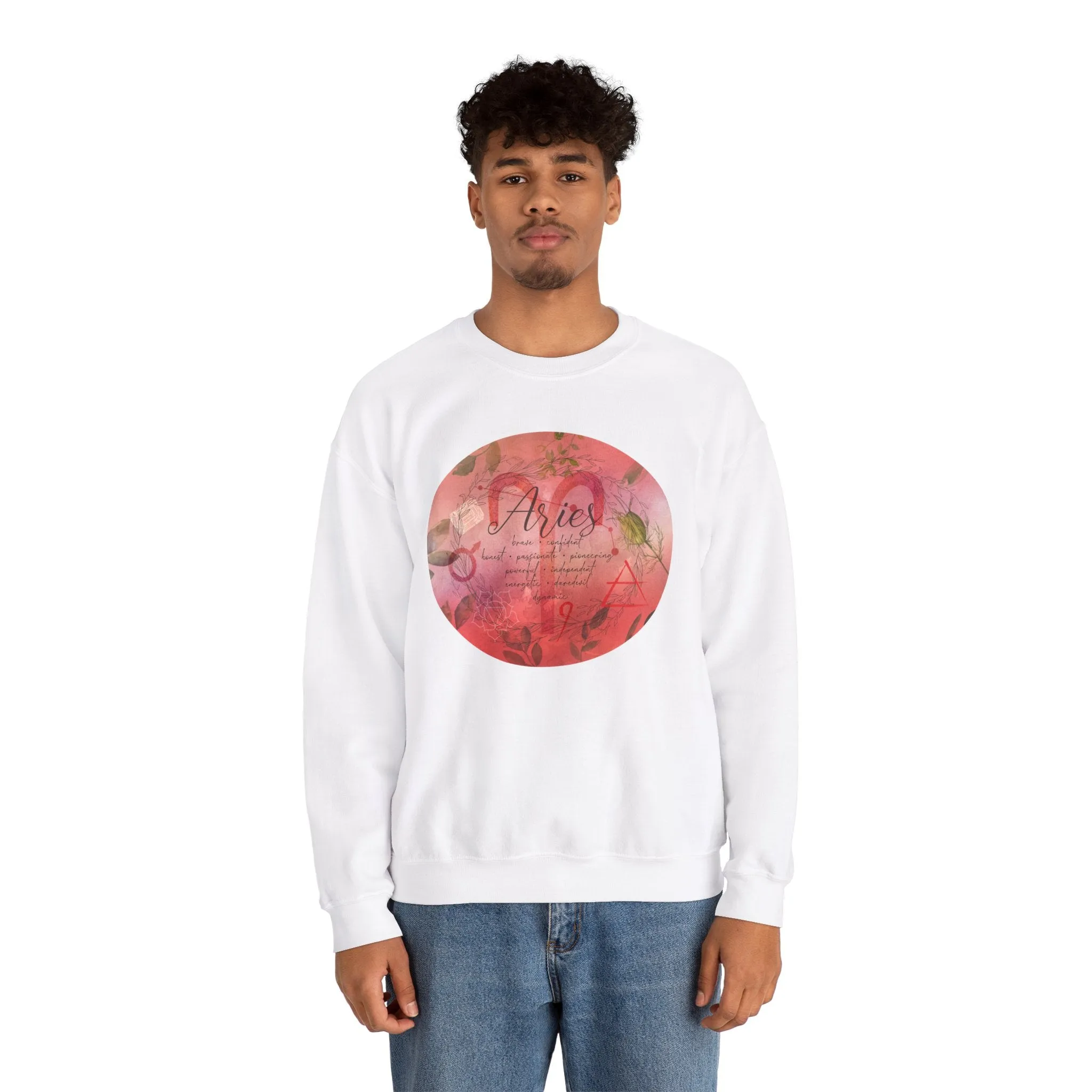 Aries Unisex Heavy Blend™ Crewneck Sweatshirt