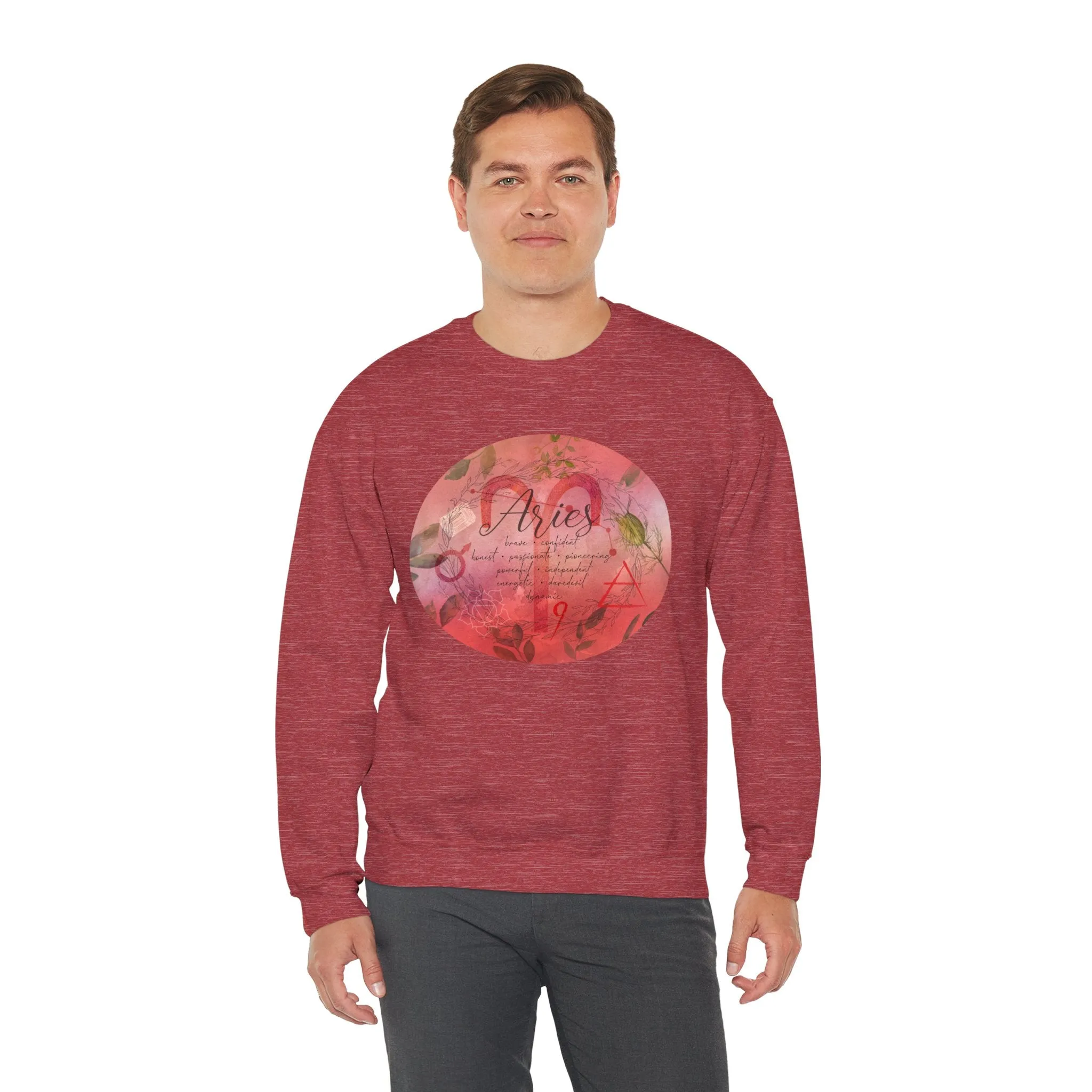 Aries Unisex Heavy Blend™ Crewneck Sweatshirt