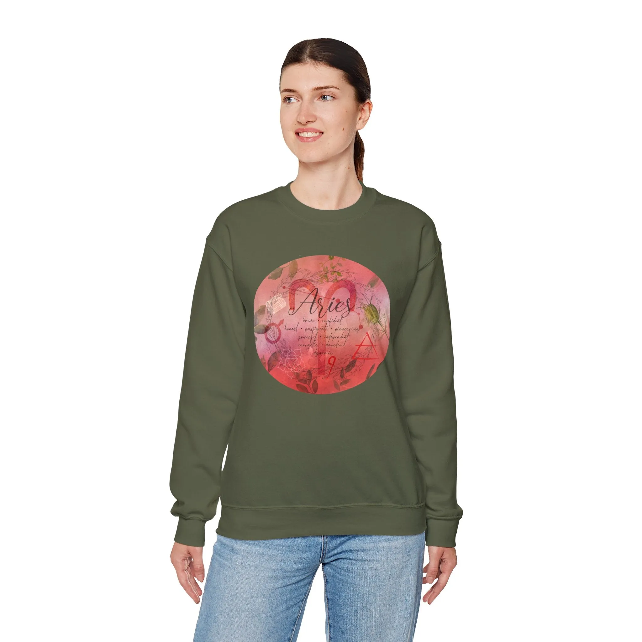 Aries Unisex Heavy Blend™ Crewneck Sweatshirt