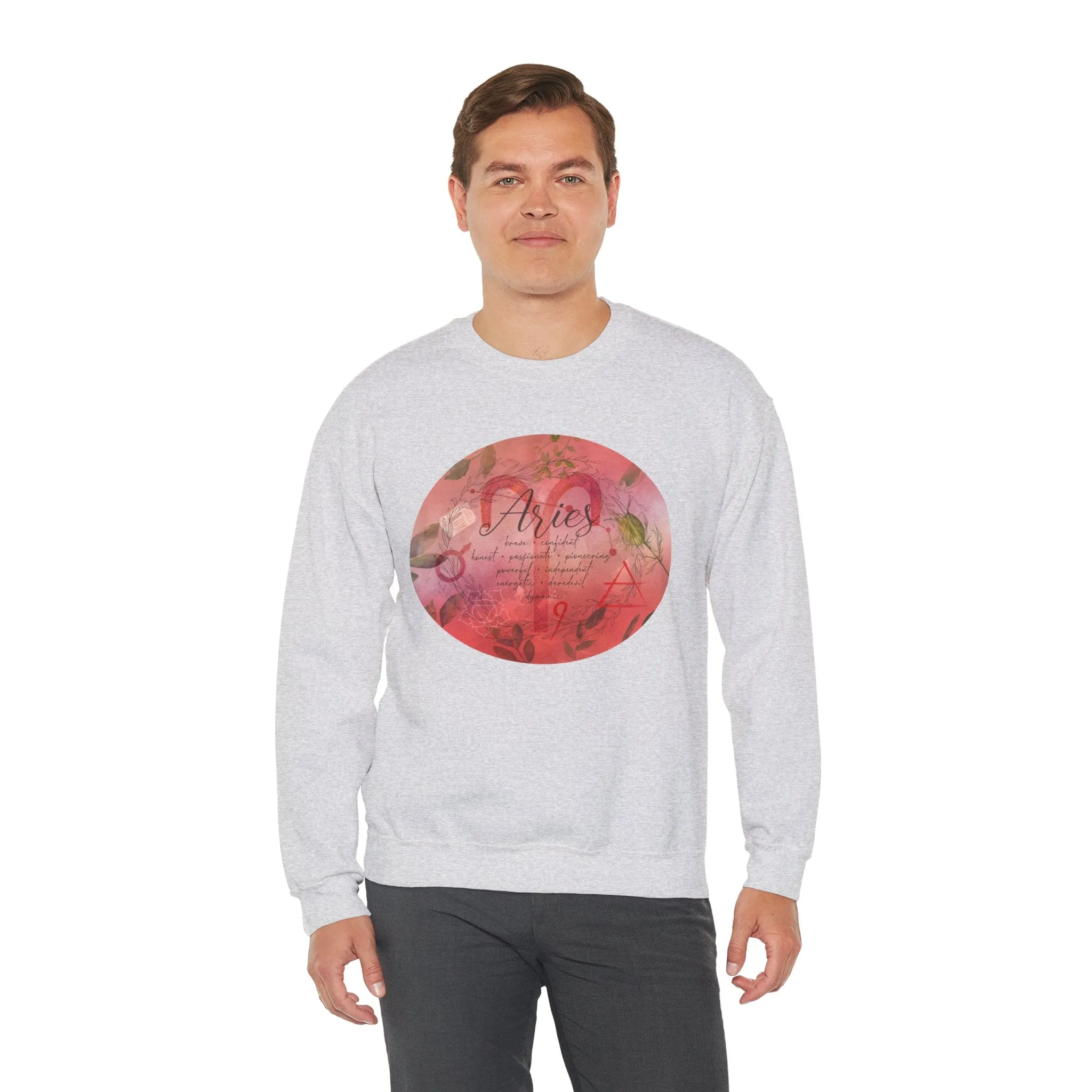 Aries Unisex Heavy Blend™ Crewneck Sweatshirt