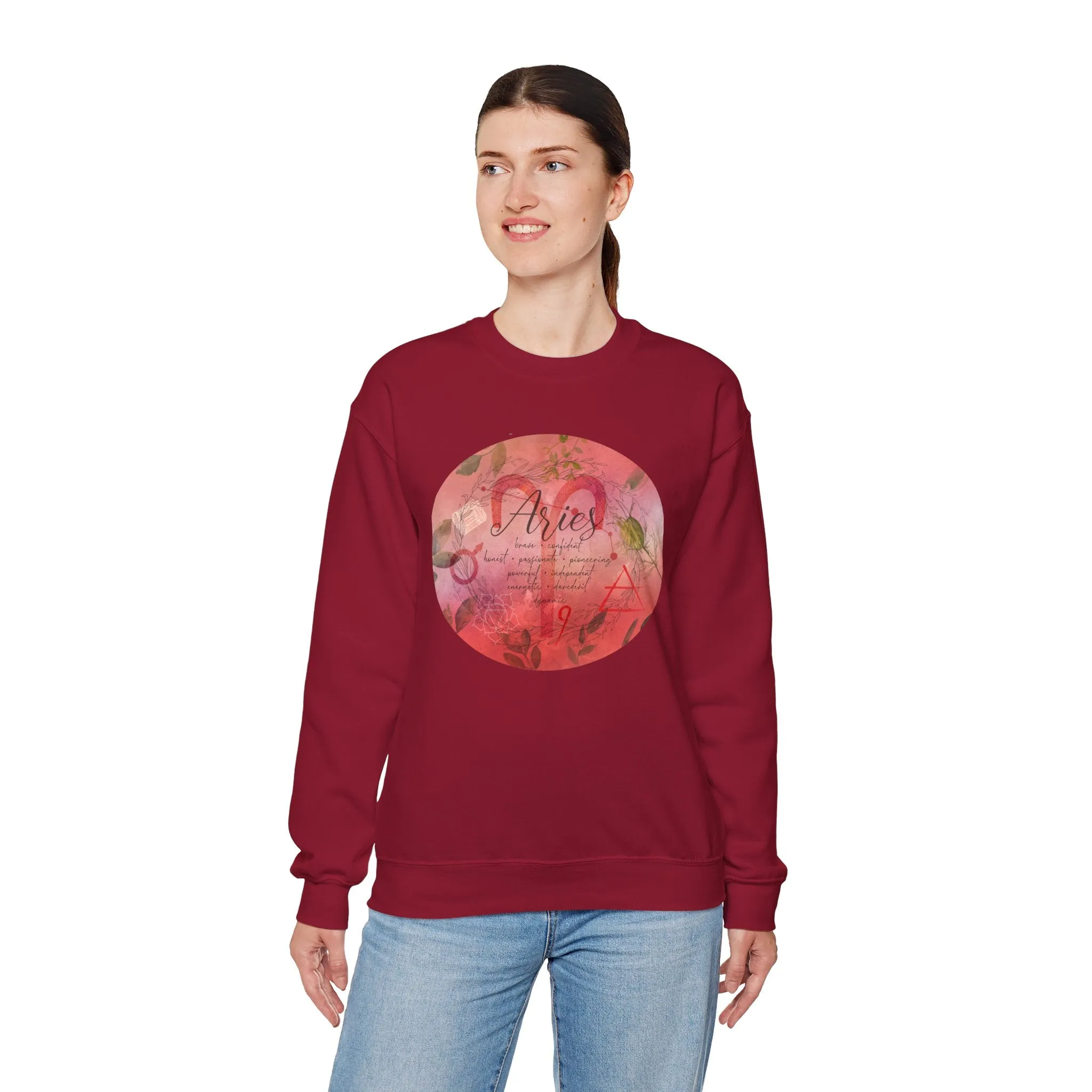 Aries Unisex Heavy Blend™ Crewneck Sweatshirt