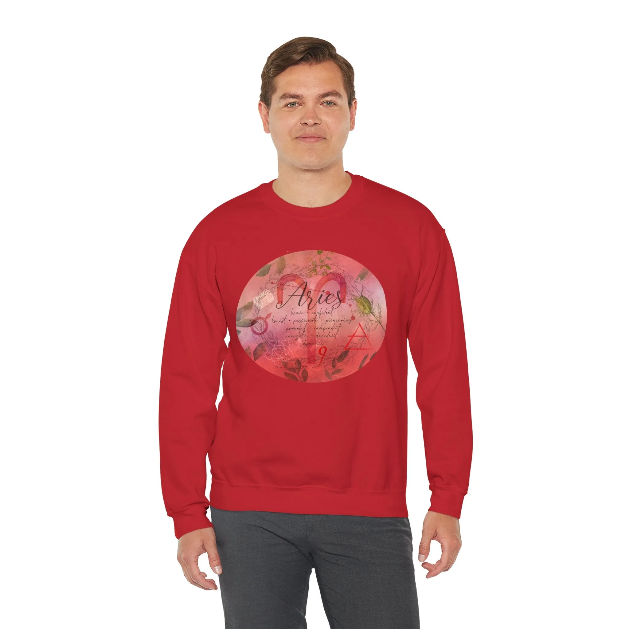 Aries Unisex Heavy Blend™ Crewneck Sweatshirt