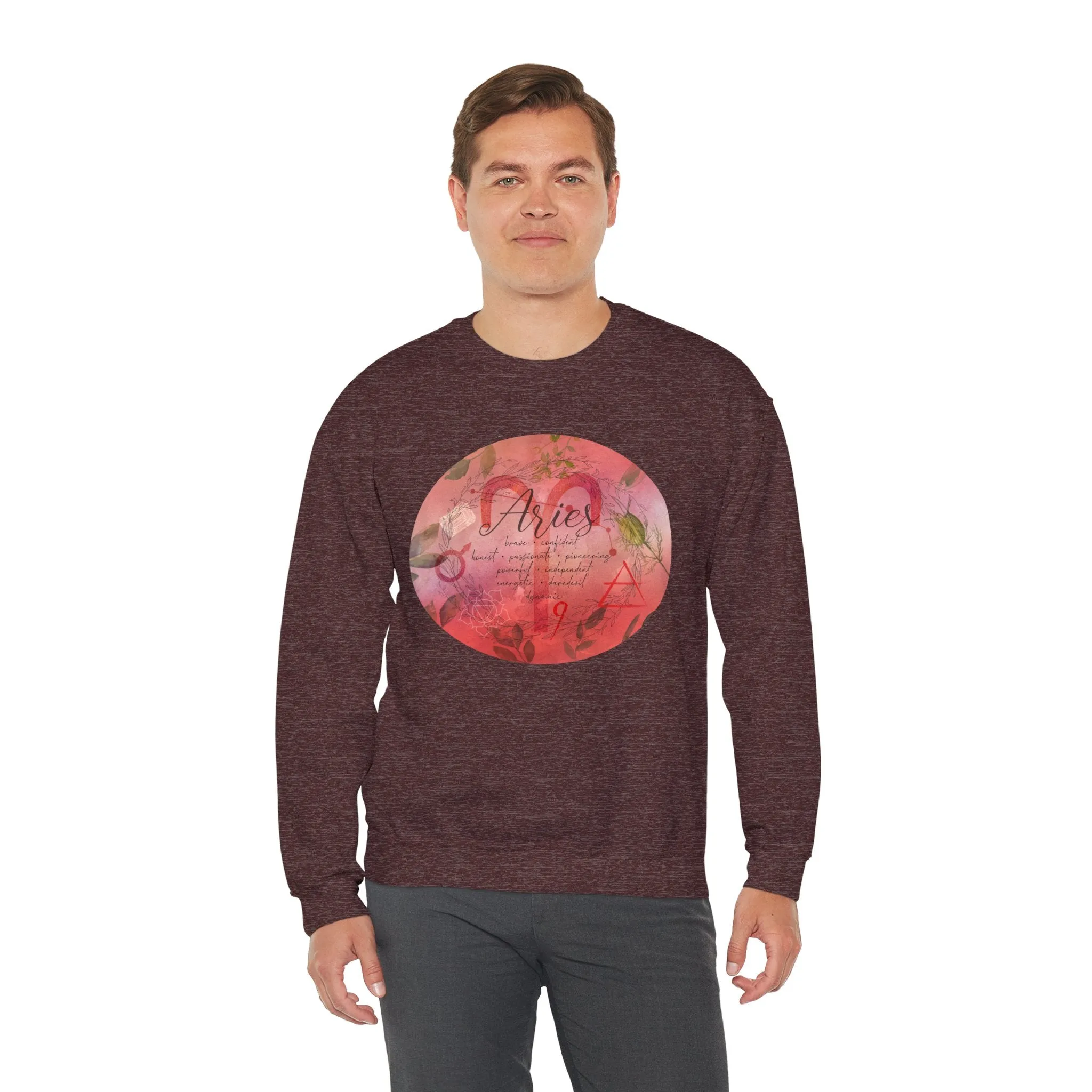 Aries Unisex Heavy Blend™ Crewneck Sweatshirt