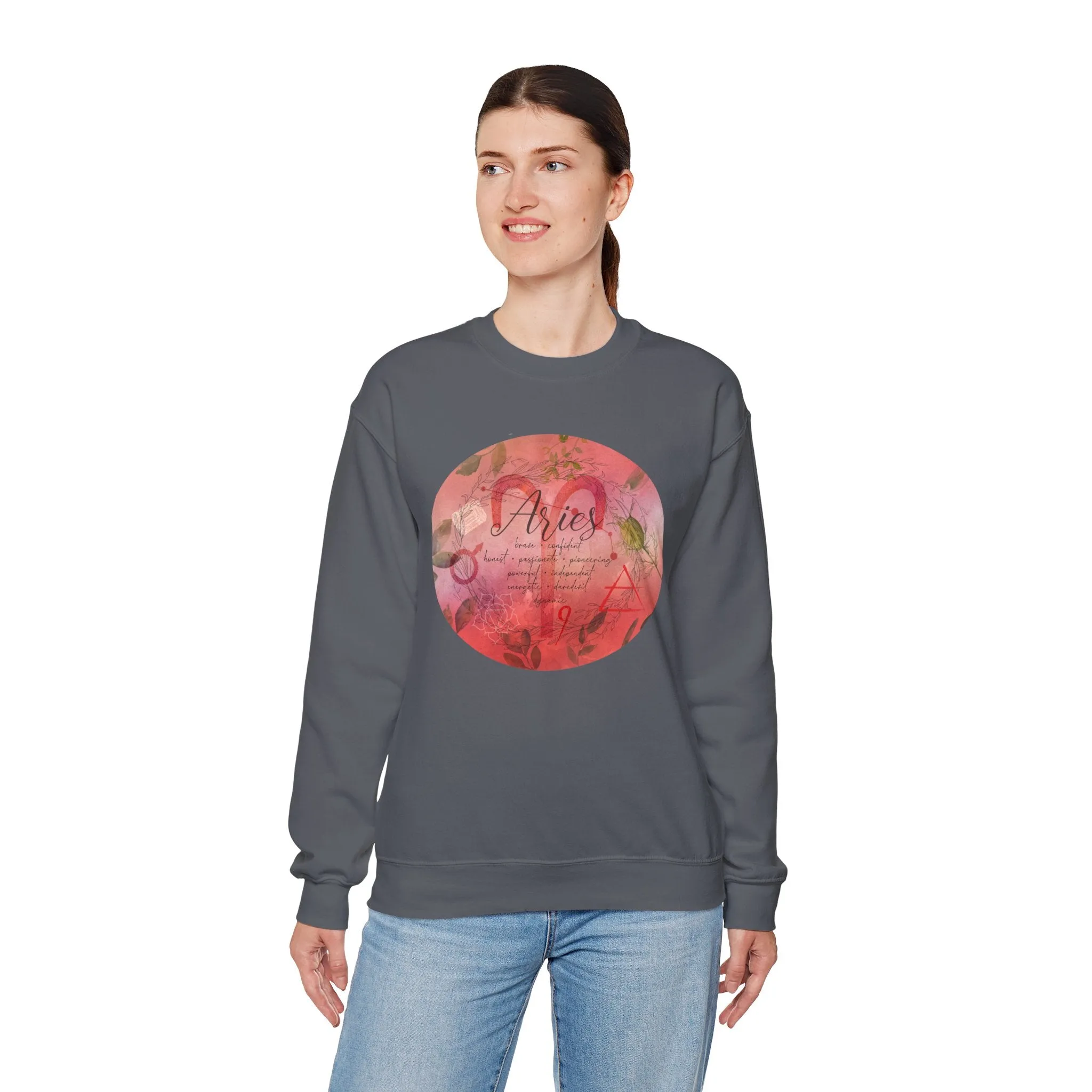 Aries Unisex Heavy Blend™ Crewneck Sweatshirt