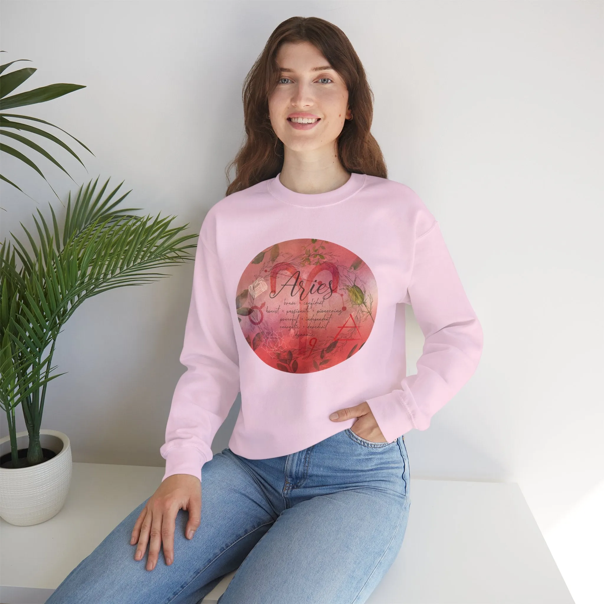 Aries Unisex Heavy Blend™ Crewneck Sweatshirt