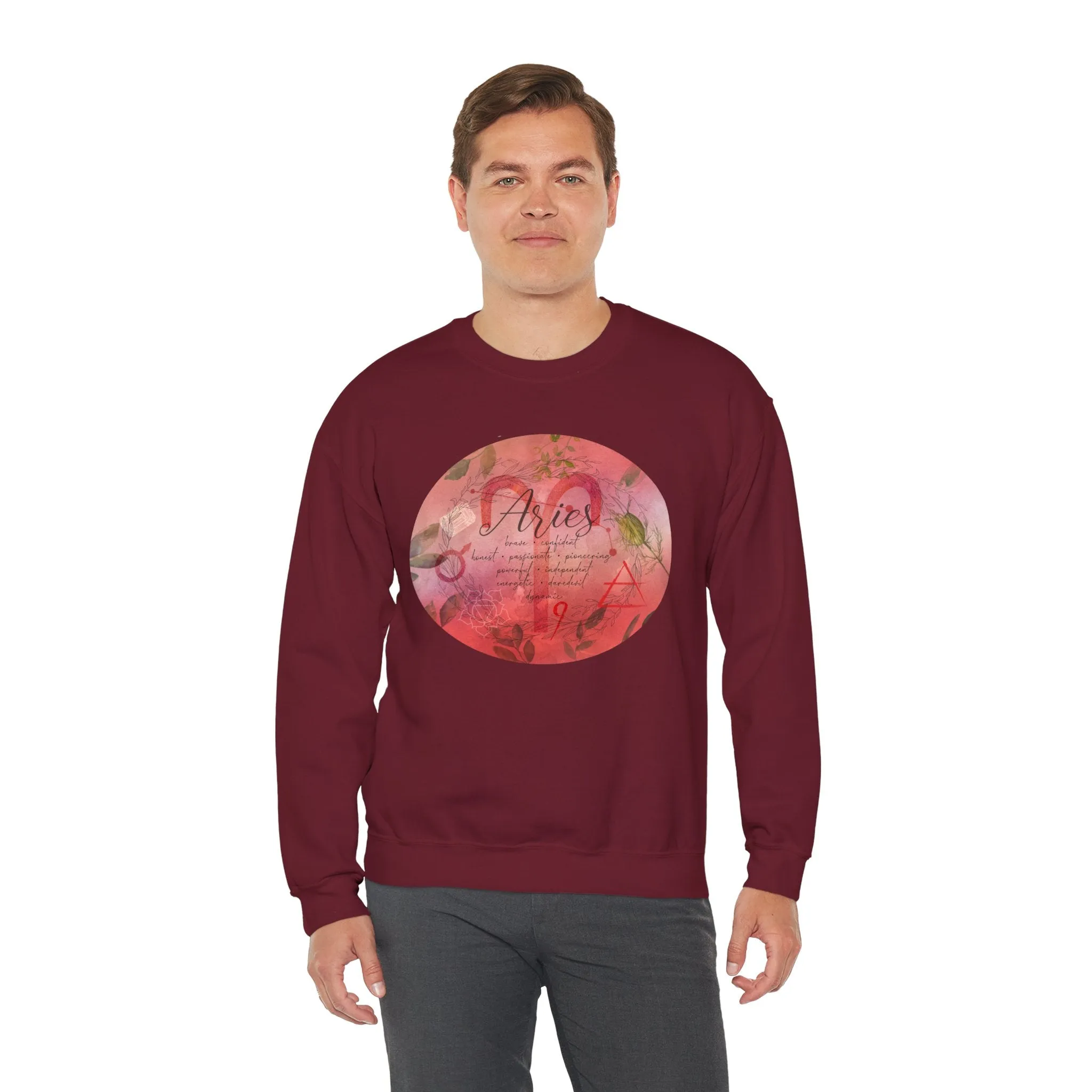 Aries Unisex Heavy Blend™ Crewneck Sweatshirt