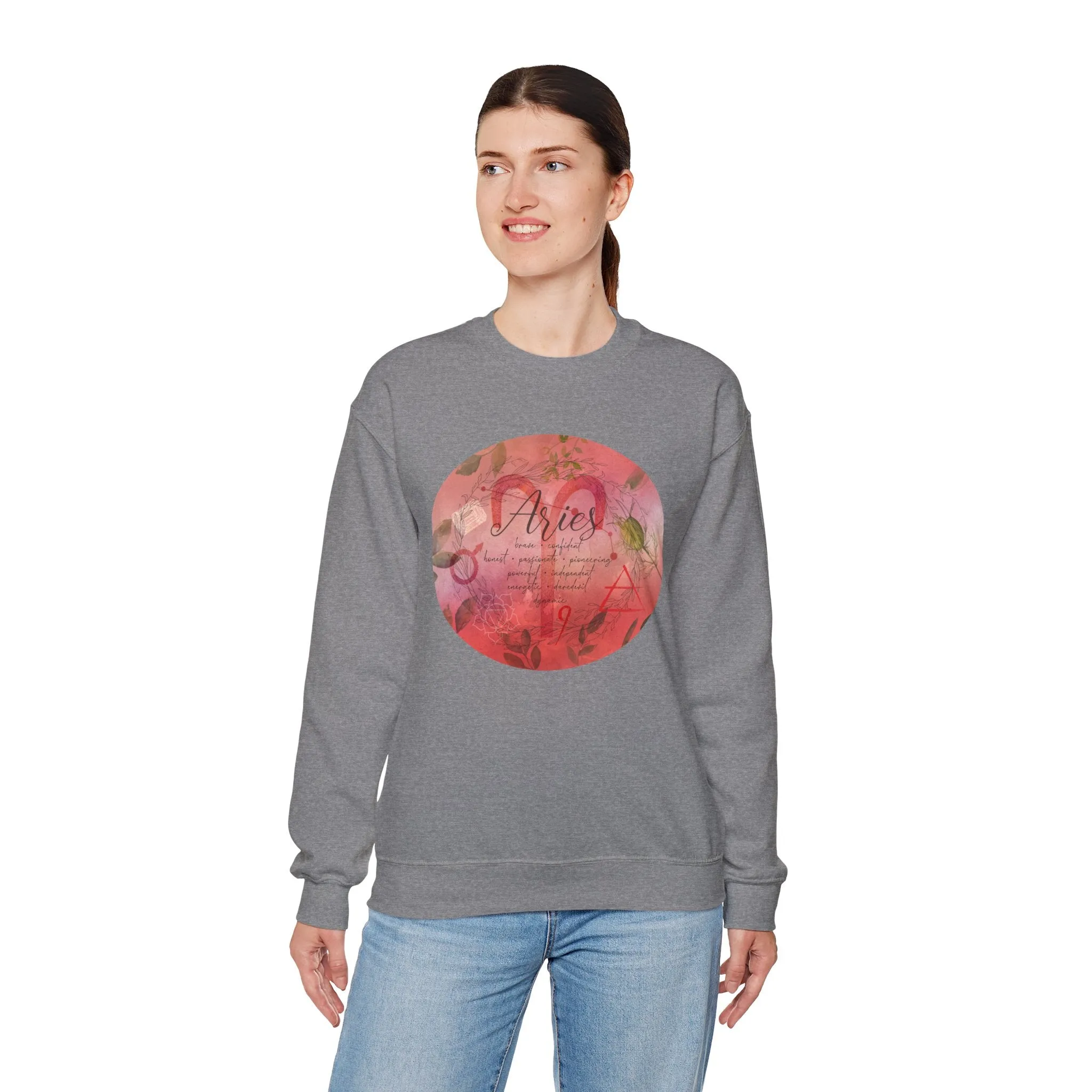 Aries Unisex Heavy Blend™ Crewneck Sweatshirt