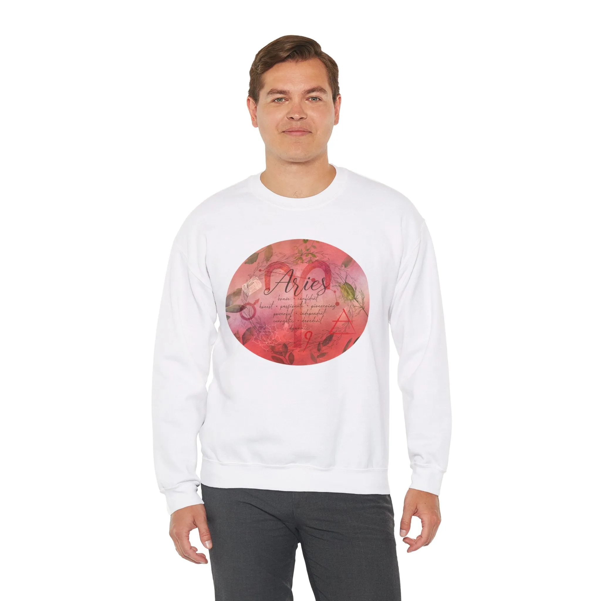 Aries Unisex Heavy Blend™ Crewneck Sweatshirt