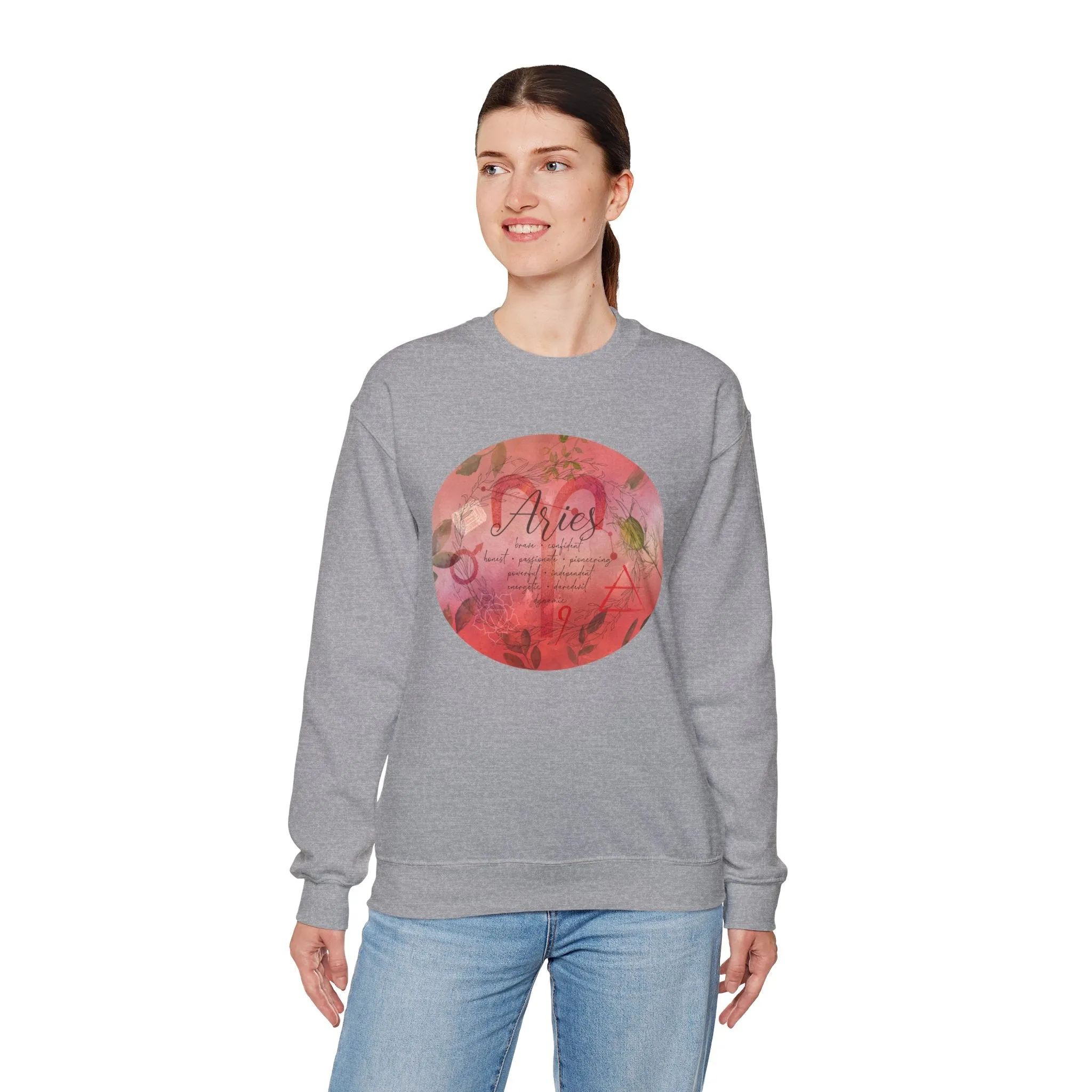 Aries Unisex Heavy Blend™ Crewneck Sweatshirt