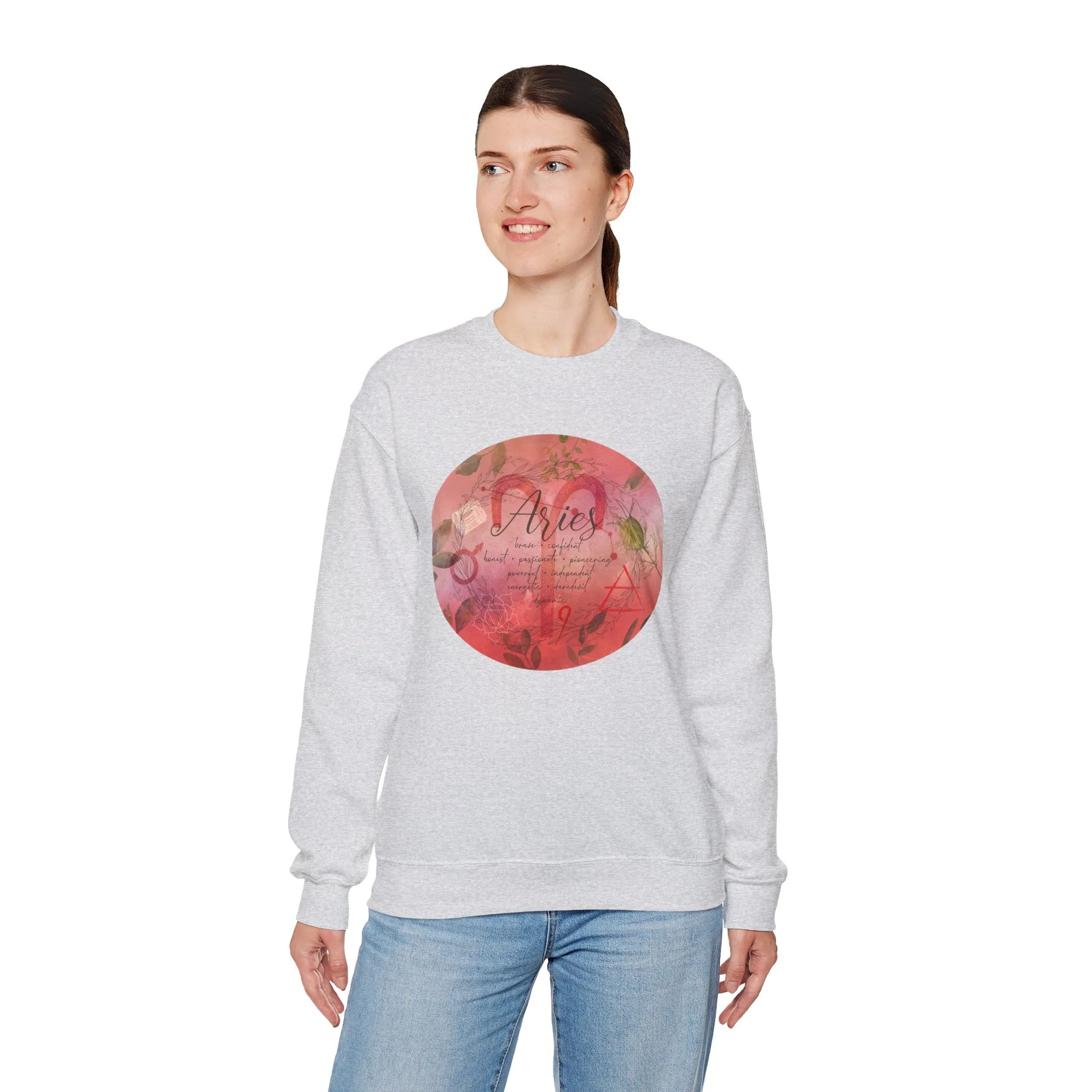 Aries Unisex Heavy Blend™ Crewneck Sweatshirt