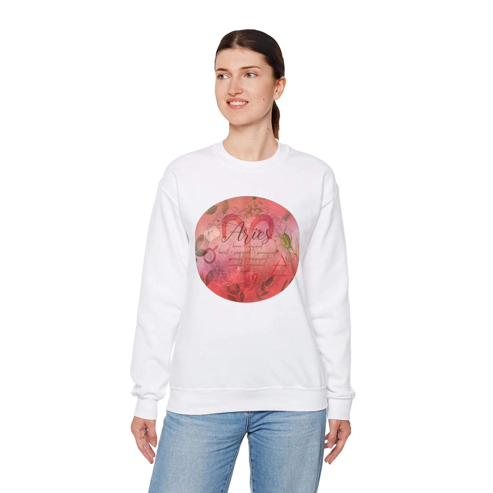 Aries Unisex Heavy Blend™ Crewneck Sweatshirt