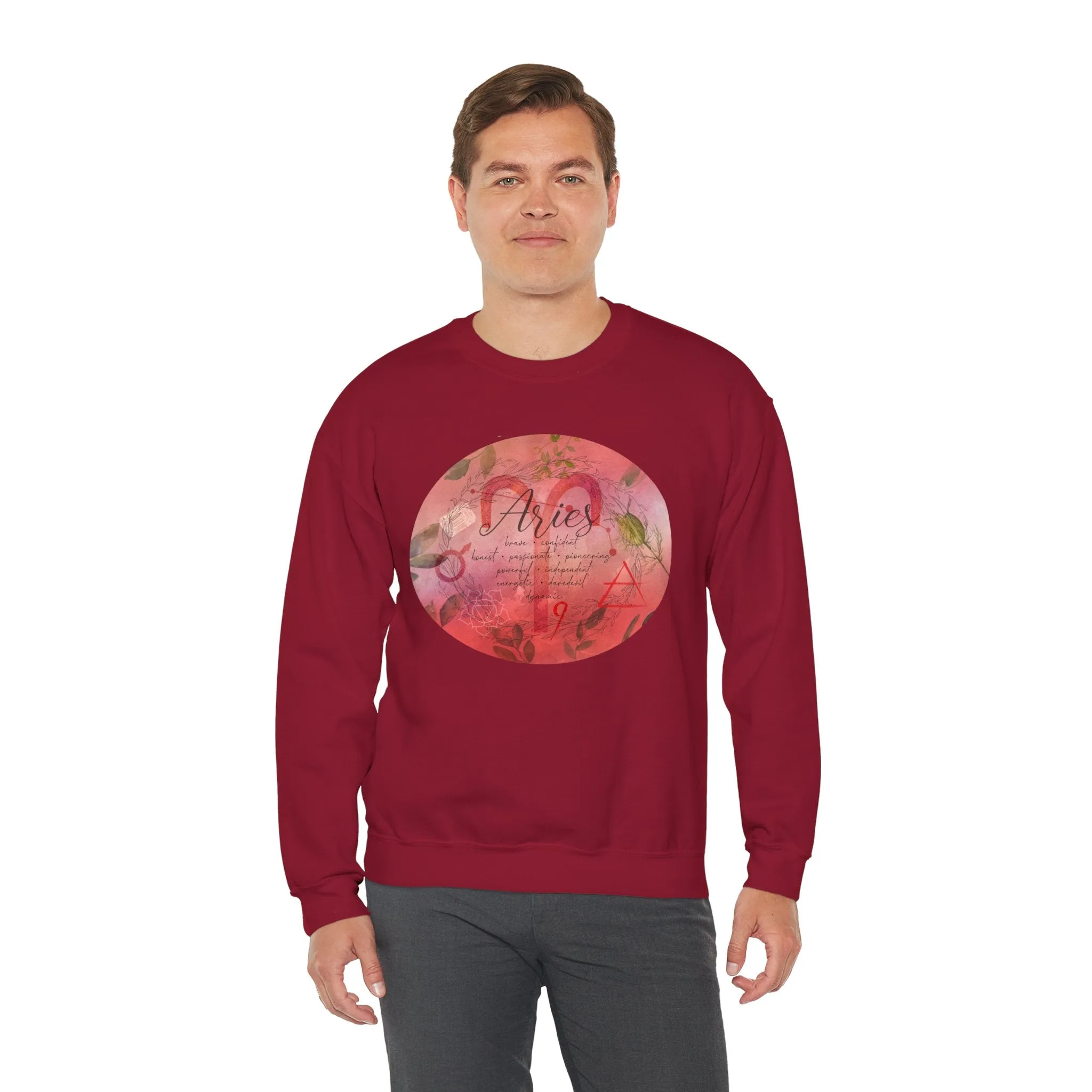 Aries Unisex Heavy Blend™ Crewneck Sweatshirt