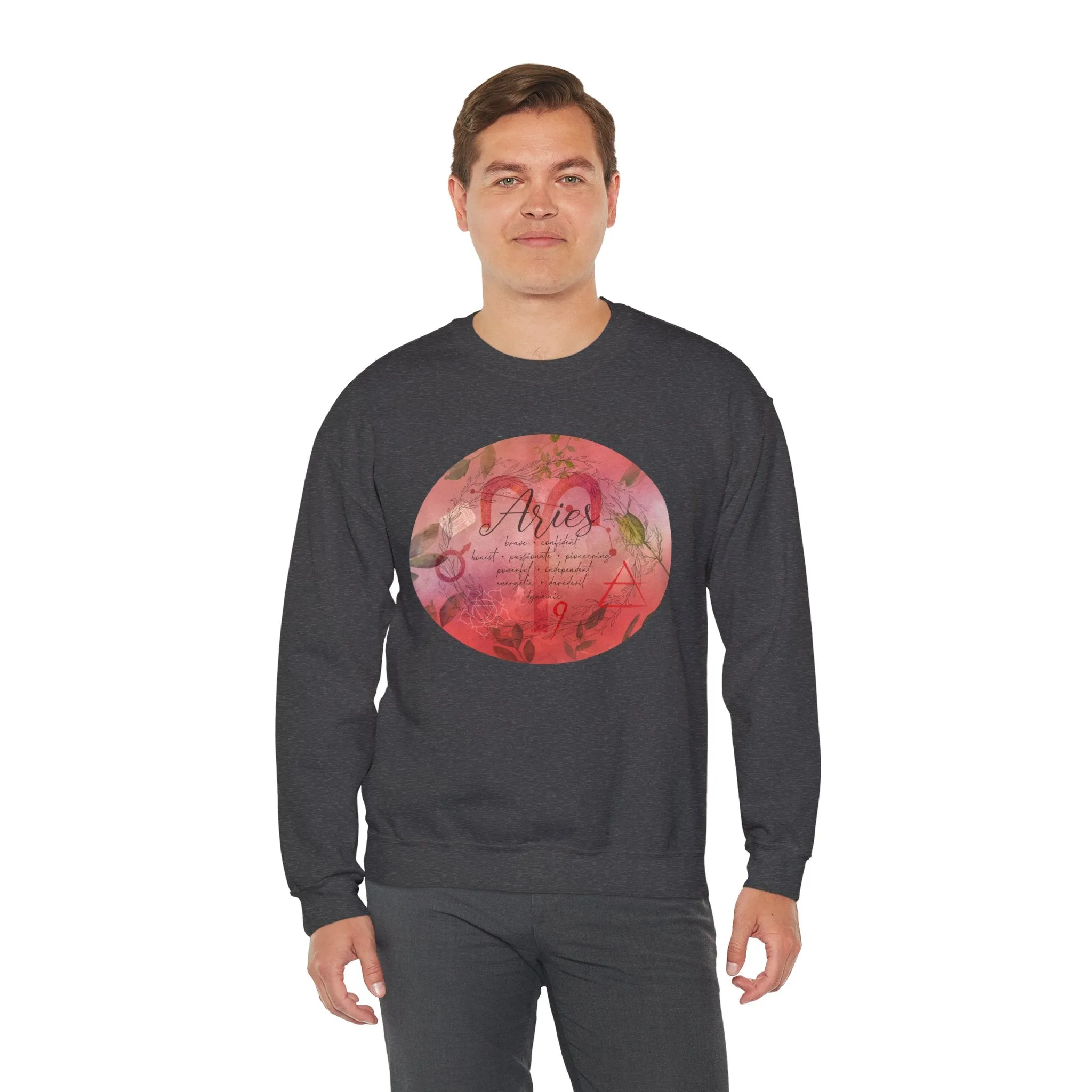 Aries Unisex Heavy Blend™ Crewneck Sweatshirt