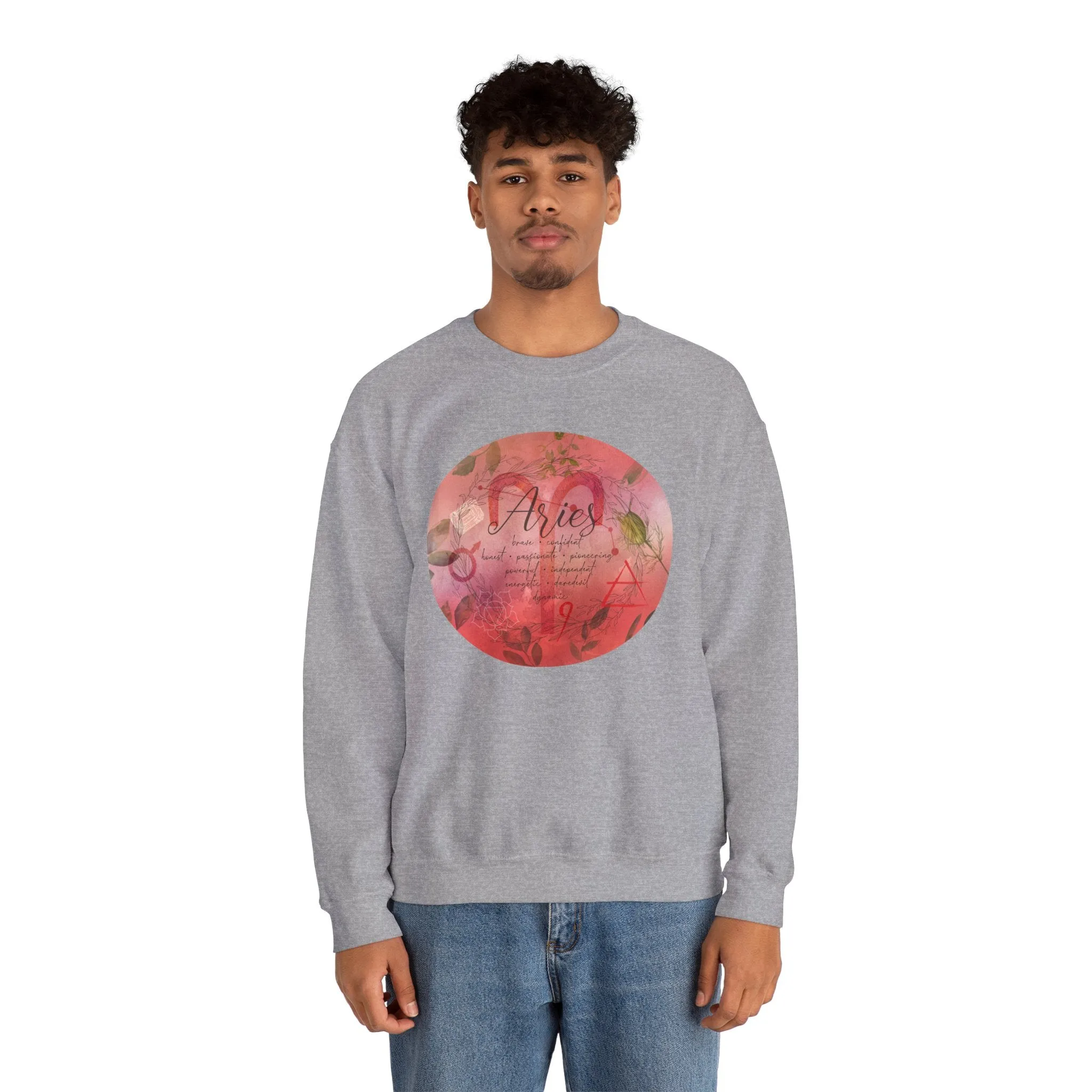 Aries Unisex Heavy Blend™ Crewneck Sweatshirt