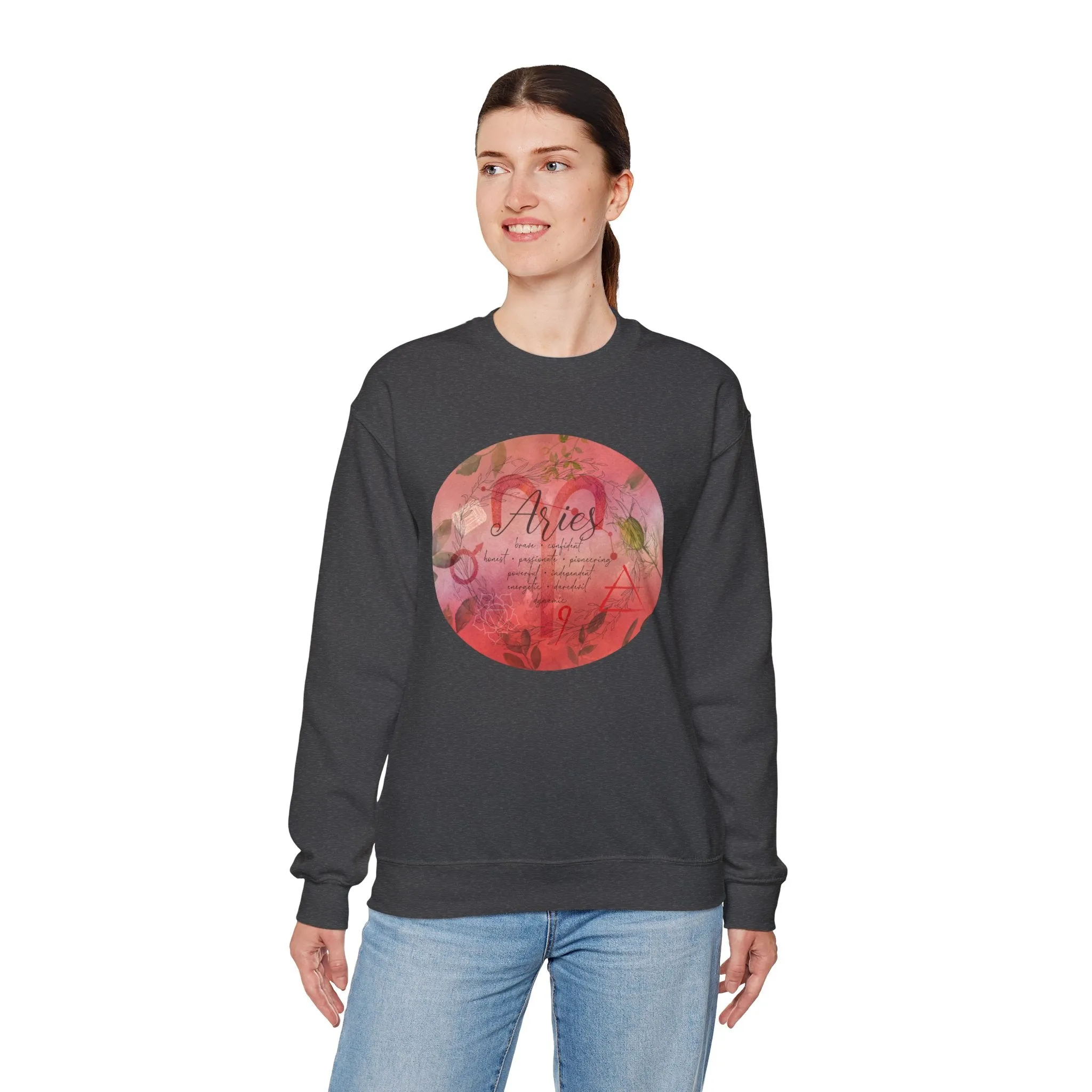Aries Unisex Heavy Blend™ Crewneck Sweatshirt