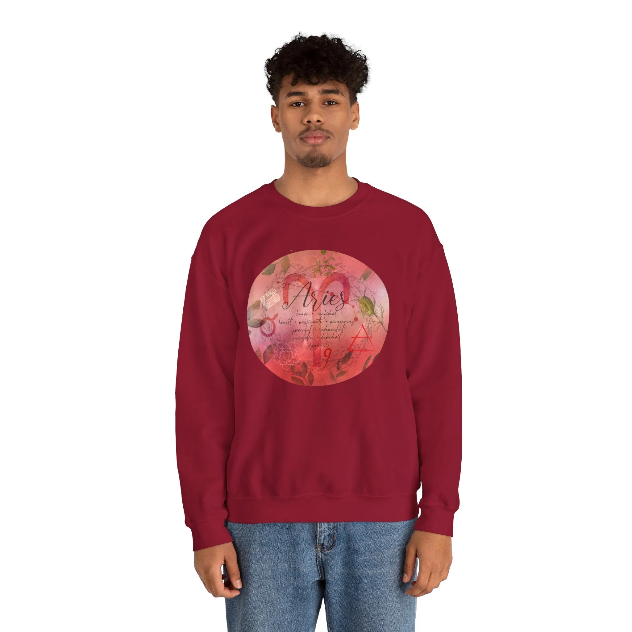 Aries Unisex Heavy Blend™ Crewneck Sweatshirt