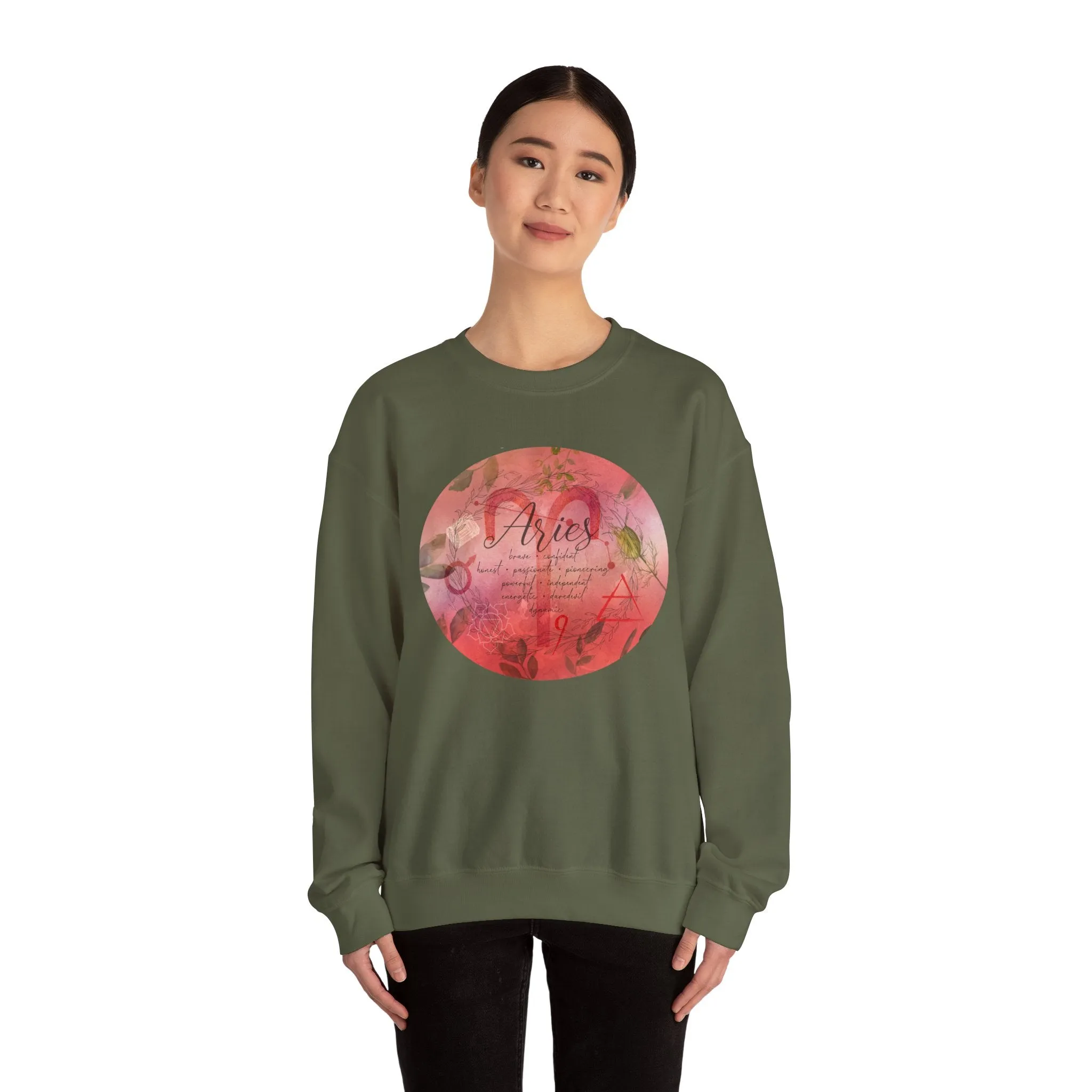 Aries Unisex Heavy Blend™ Crewneck Sweatshirt