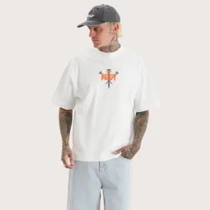 Attached Street Tee Natural White