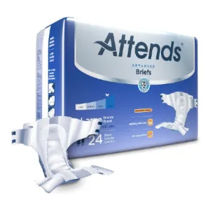 Attends DDC30 Value Tier Breathable Briefs, 44"-58", Large (Pack of 72)