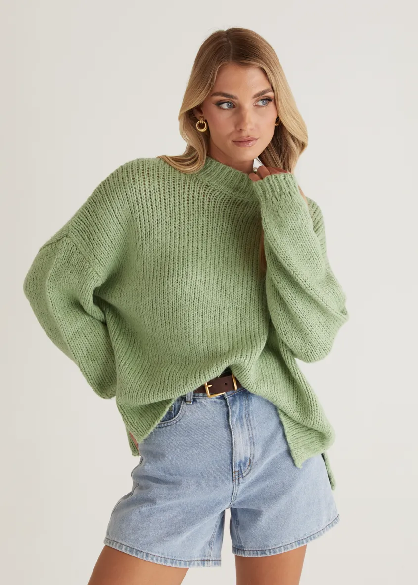 Audrey Sweater - Pistachio